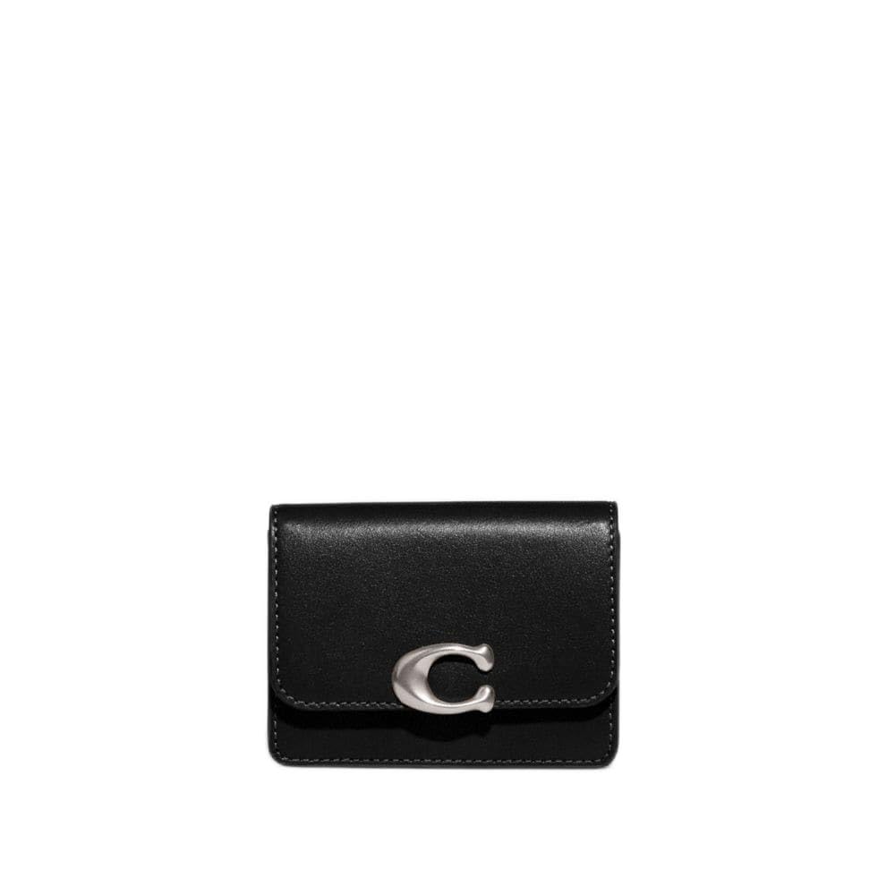 Coach Bandit Card Case in Black - Slim RFID Blocking Wallet for Credit Cards & IDs | Perfect for Travel, Work, and Everyday Use