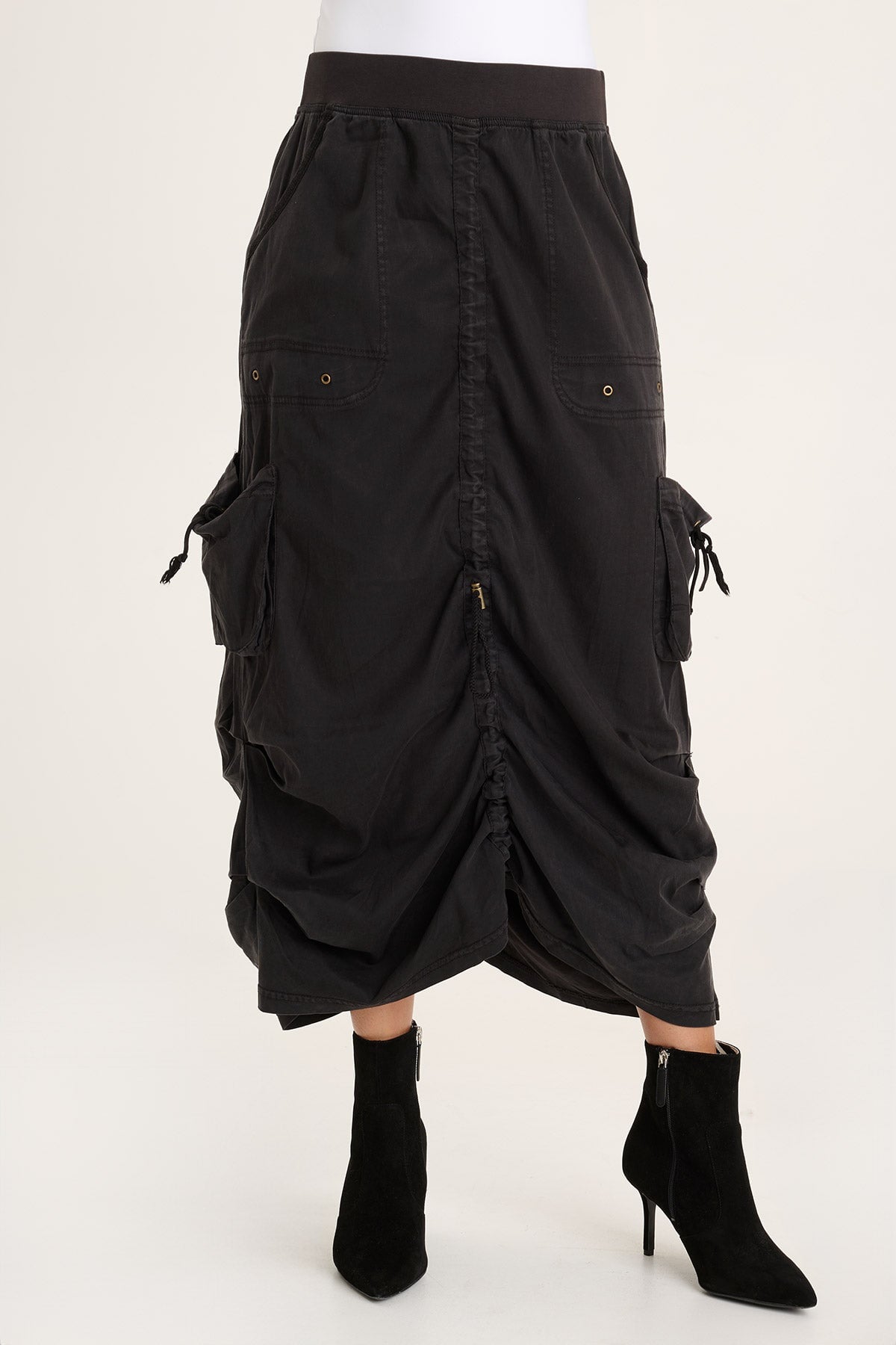 Stylish Macken Skirt for Women - Classic Black A-Line Skirt | Perfect for Office, Party & Casual Wear | Comfortable & Fashionable