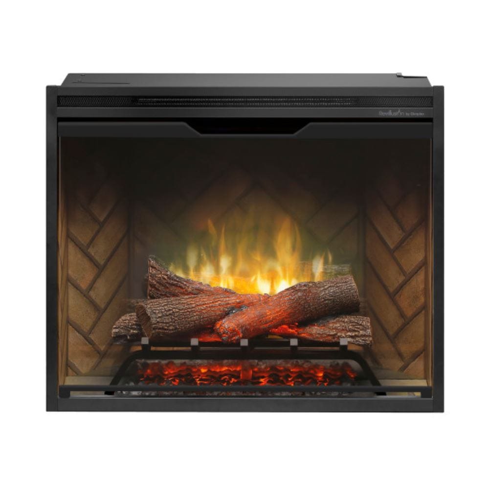 Dimplex Revillusion 30 Inch Built-in Electric Fireplace Insert - Realistic Flame Effect for Home, Living Room, and Bedroom Ambience