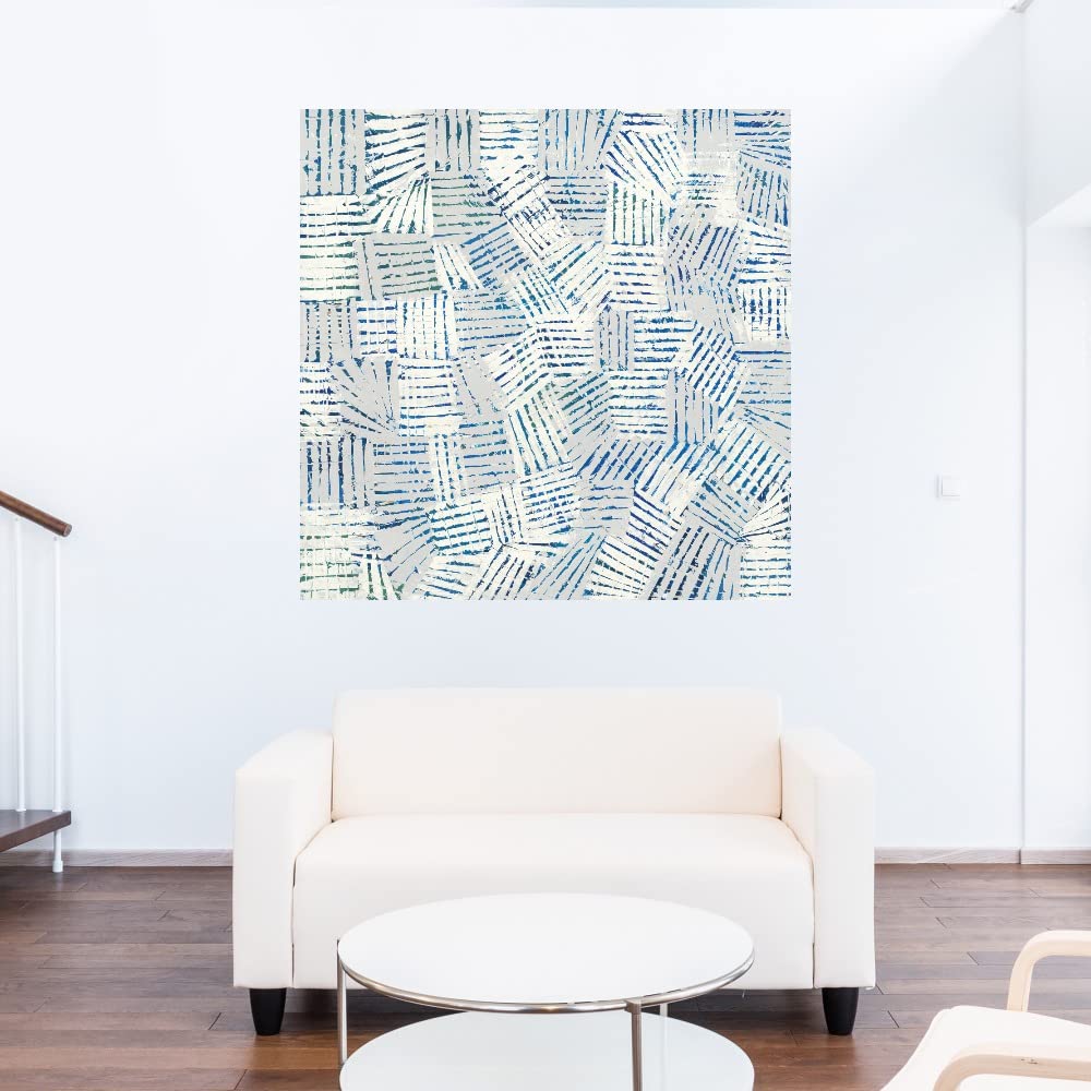 John Burrows Fine Art Canvas Wall Decor - 22x22 Inch Ready to Hang Thrive Canvas Print for Living Room, Bedroom, Bathroom & Office - Modern Home & Office Wall Art for Stylish Interior Design