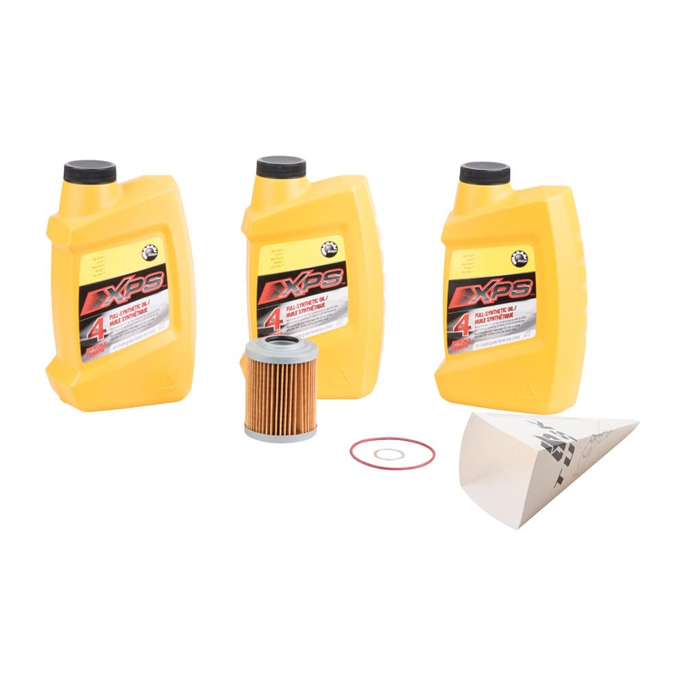 Can-Am XPS Synthetic 4-Stroke Oil Change Kit for Outlander Max 850 XT (2016-2024) | All Climate Engine Protection | Perfect for Off-Road & ATV Maintenance