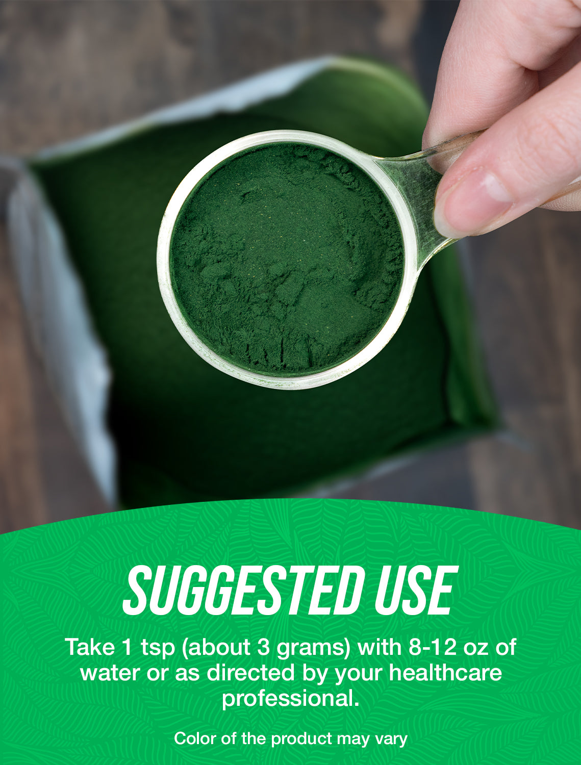 Organic Spirulina Powder - Premium Superfood Supplement for Energy, Detox & Immunity Boost | Vegan, Gluten-Free | Perfect for Smoothies, Juices & Healthy Recipes