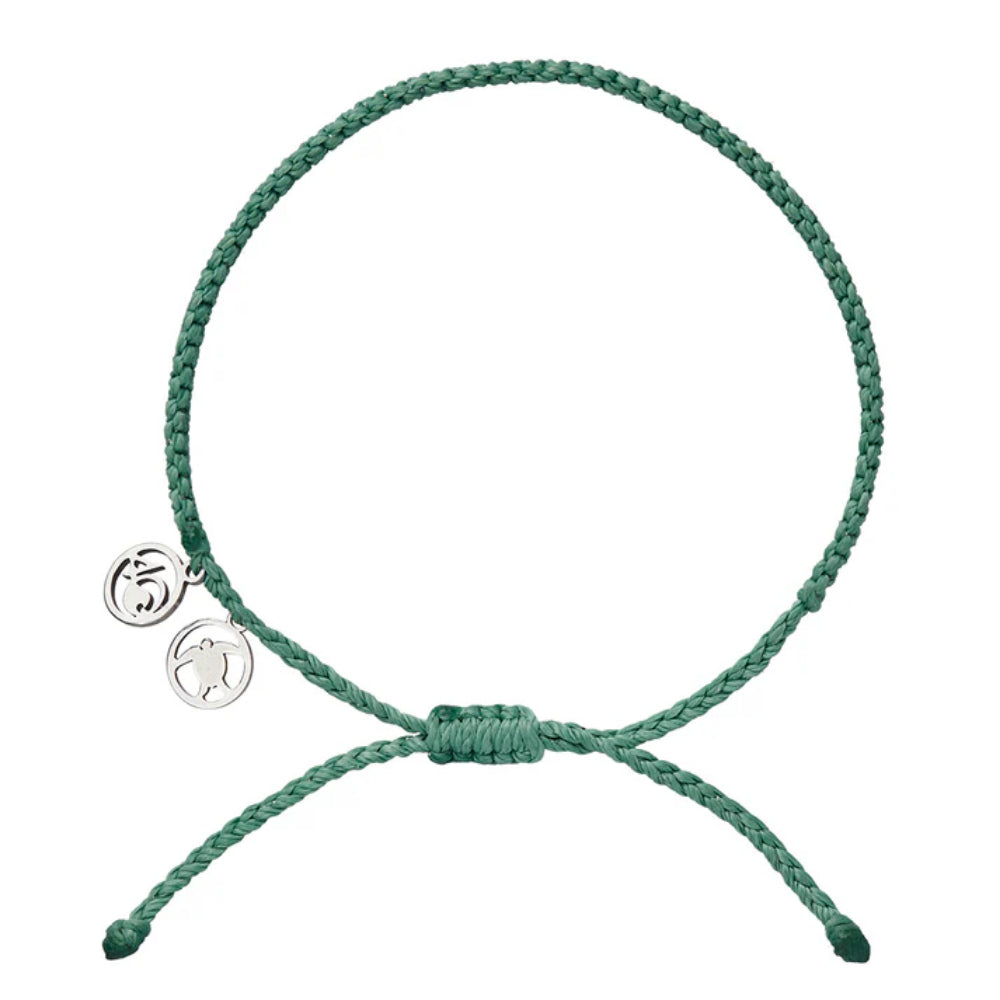 4Ocean Loggerhead Sea Turtle Braided Bracelet - Eco-Friendly Ocean Conservation Jewelry for Men & Women - Perfect for Beach Lovers, Environmentalists & Gift Giving