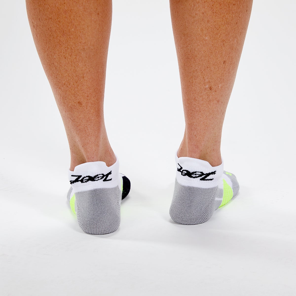 Breathable No Show Socks for Men & Women - Medium Cushion Athletic Socks in White - Perfect for Running, Gym & Everyday Wear