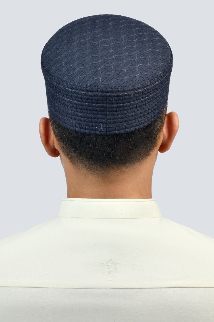 J. Junaid Jamshed Blended Grey Cap for Men - Stylish Cotton Baseball Hat for Casual Wear, Outdoor Sports & Travel Accessories