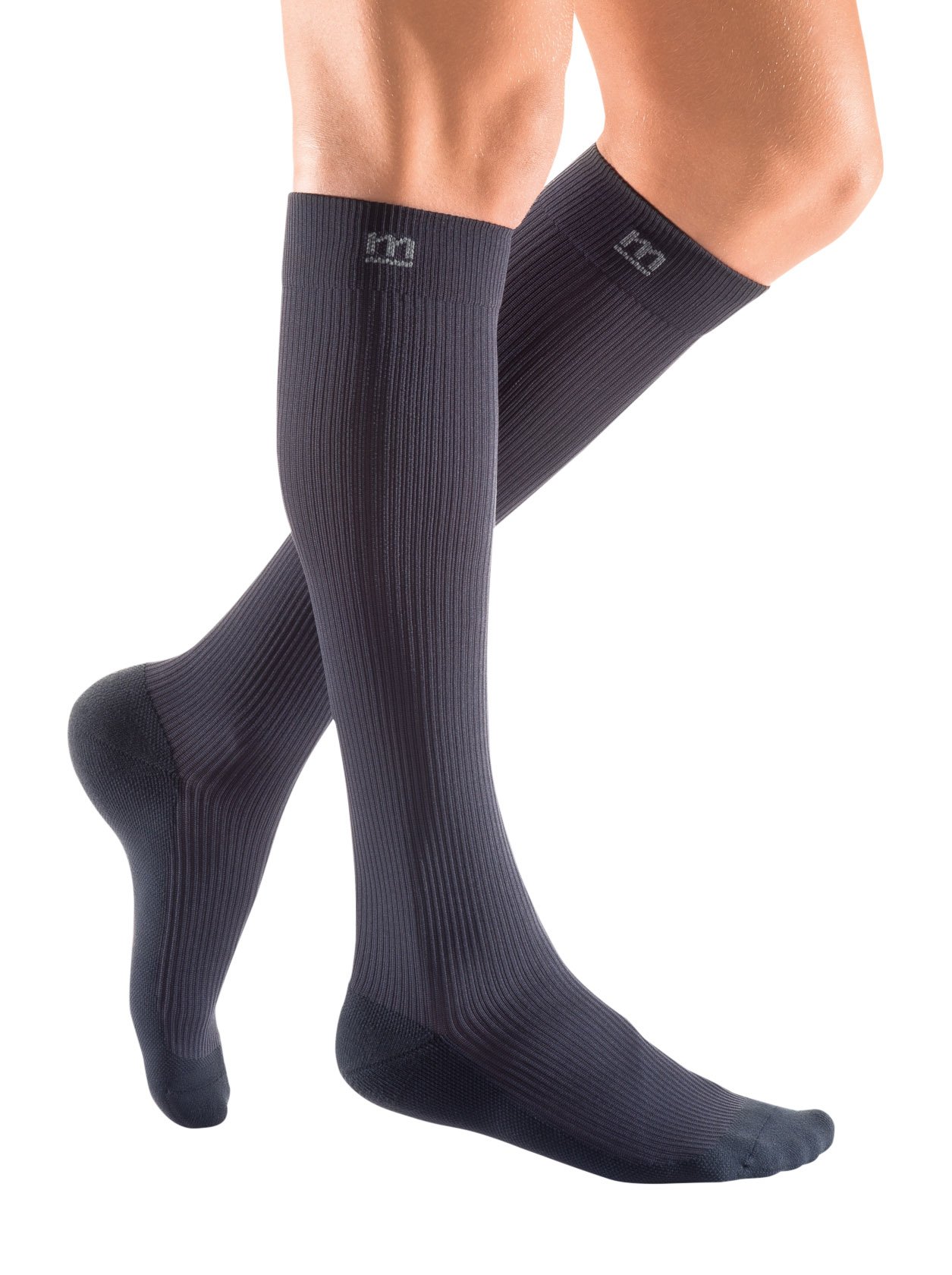 Mediven Active Compression Socks 15-20 mmHg for Men & Women - Closed Toe Support Socks for Running, Travel, Nursing & Varicose Vein Relief - Improve Circulation & Reduce Swelling for Athletes & Daily Wear