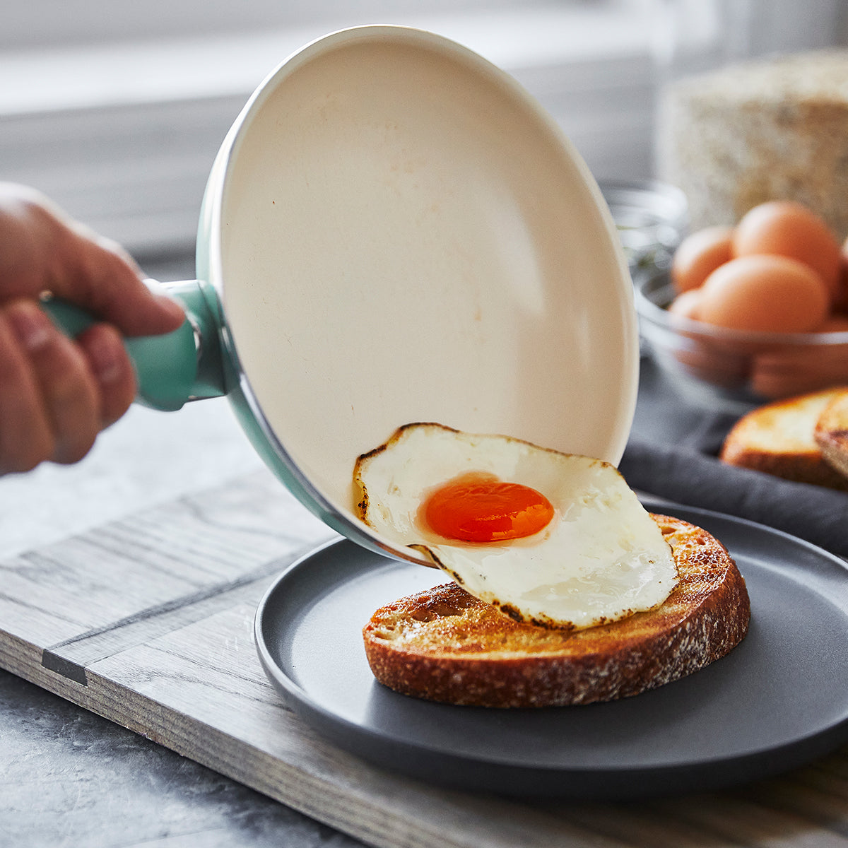 Rio Ceramic Nonstick Frypan Set - 7