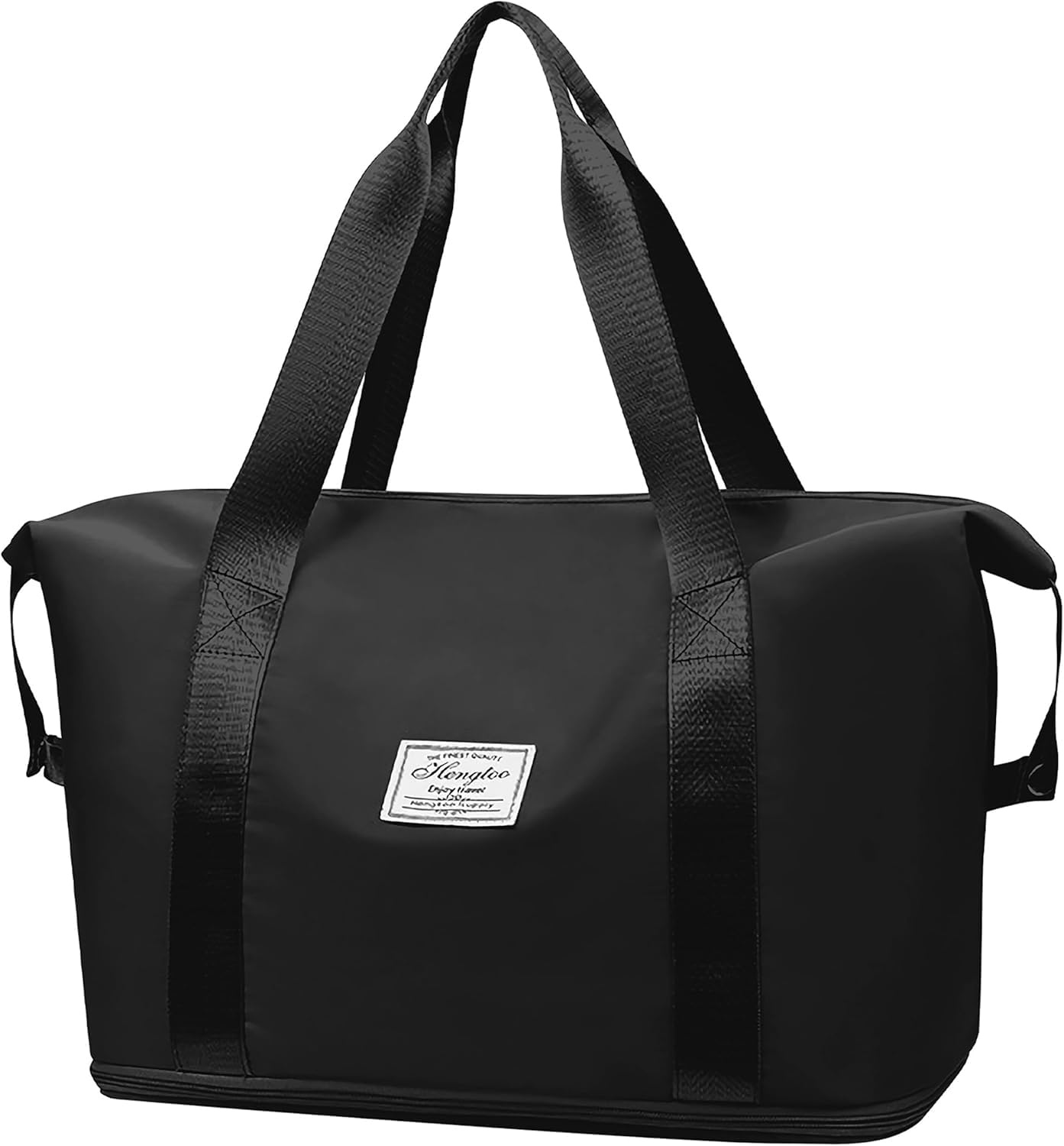 Foldable Expandable Travel Duffel Bag for Women - Lightweight Gym Sports Tote & Weekender Overnight Shoulder Bag - Perfect for Travel, Workout, Yoga, and Weekend Getaways