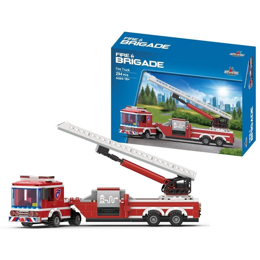 BBlocks Fire Truck Toy for Kids - 12