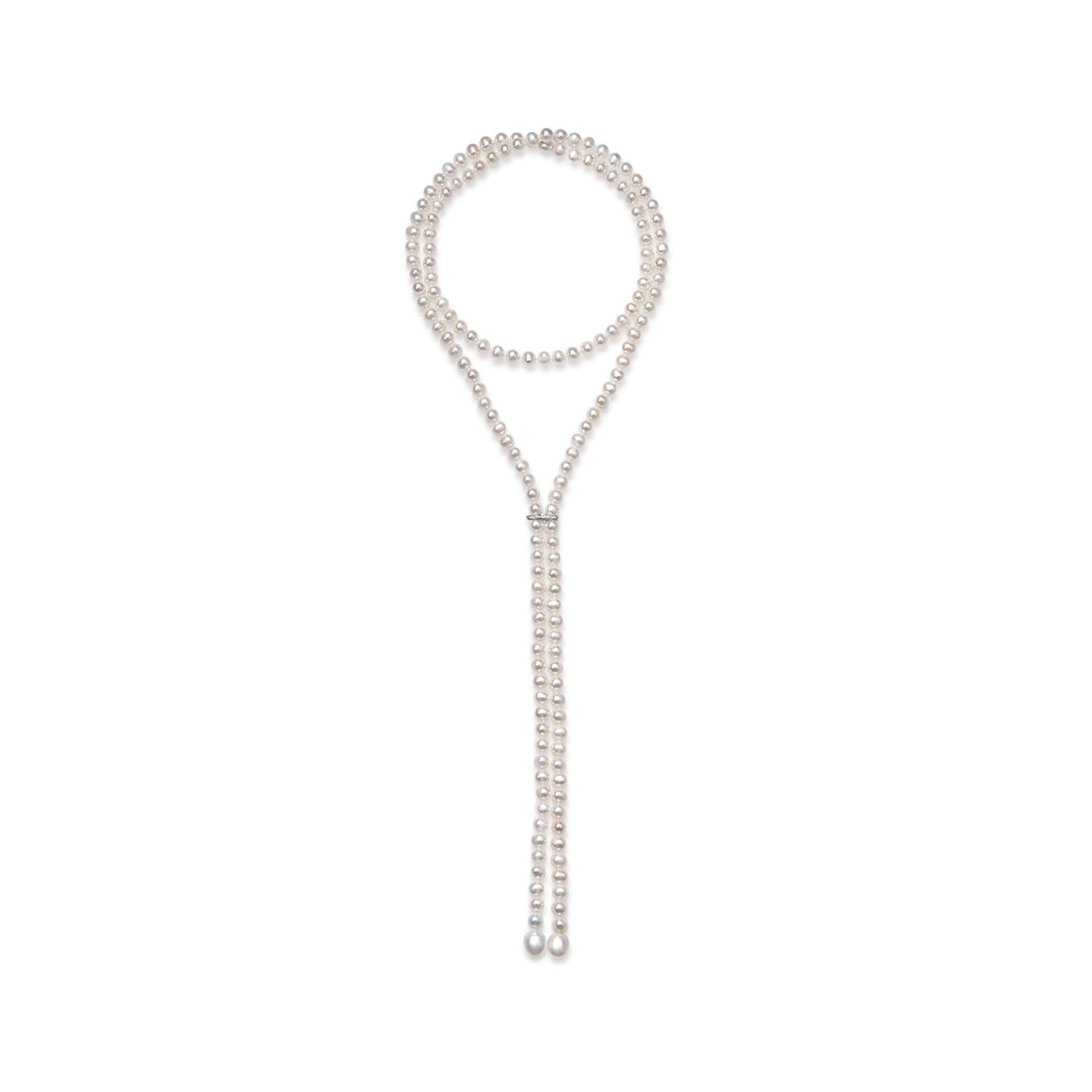 1.25Meter Elegant Freshwater Pearl Necklace WN00611 - Perfect for Weddings, Parties & Special Occasions