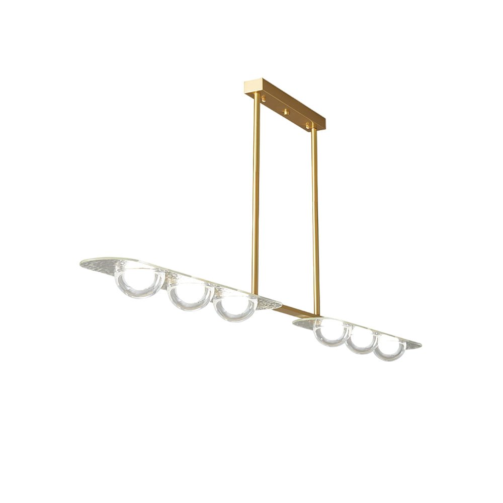 Modern Linear Elegance Pendant Lamp - Sleek Minimalist Hanging Light Fixture for Dining Room, Kitchen Island & Living Room Decor