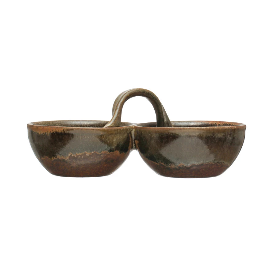Premium Double Handled Stoneware Serving Dish - Oven & Microwave Safe - Perfect for Casseroles, Pasta Bakes & Family Dinners