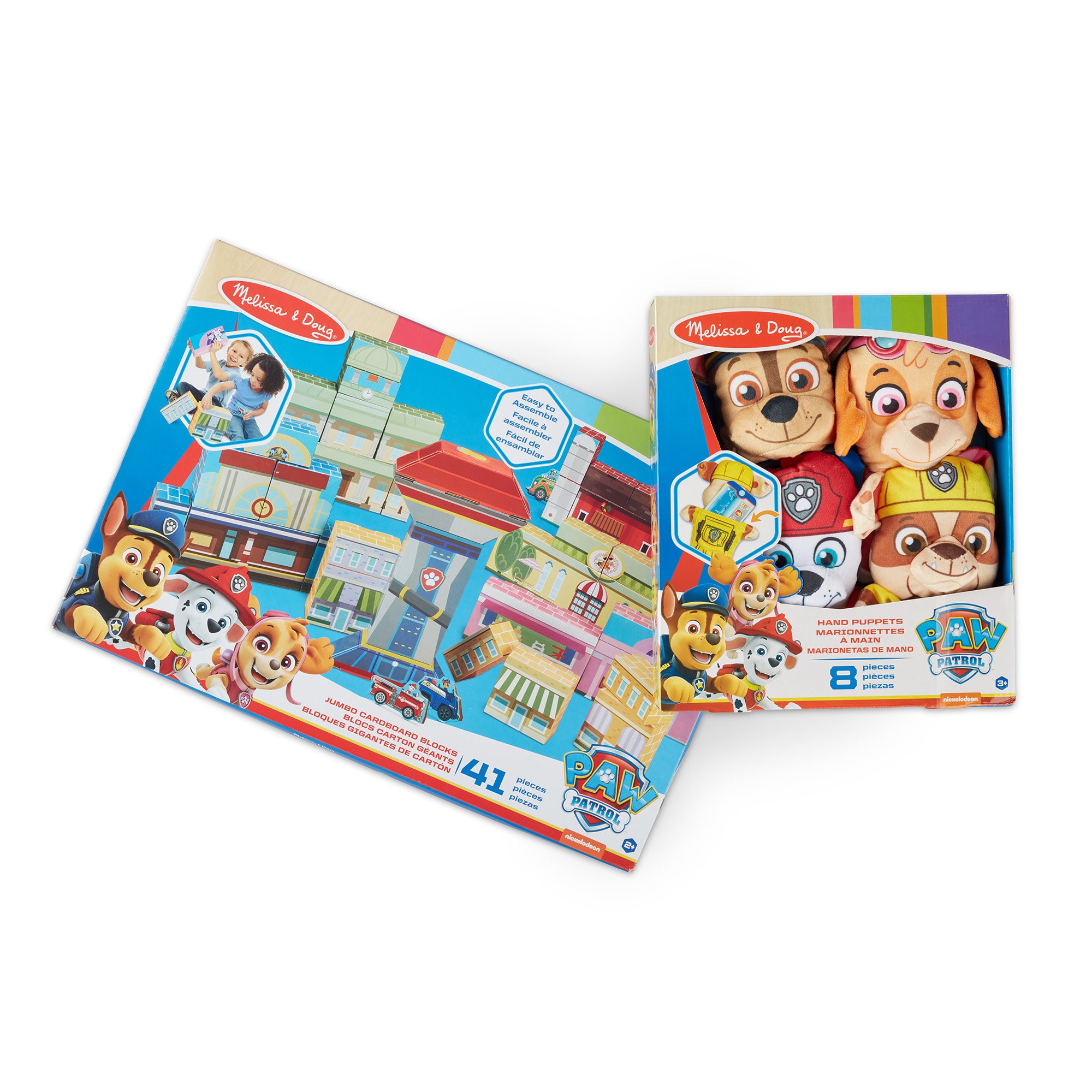 PAW Patrol Jumbo Cardboard Building Blocks for Kids - Giant Stackable Toy Blocks for Toddlers, Perfect for Playroom, Classroom & Birthday Party Activities