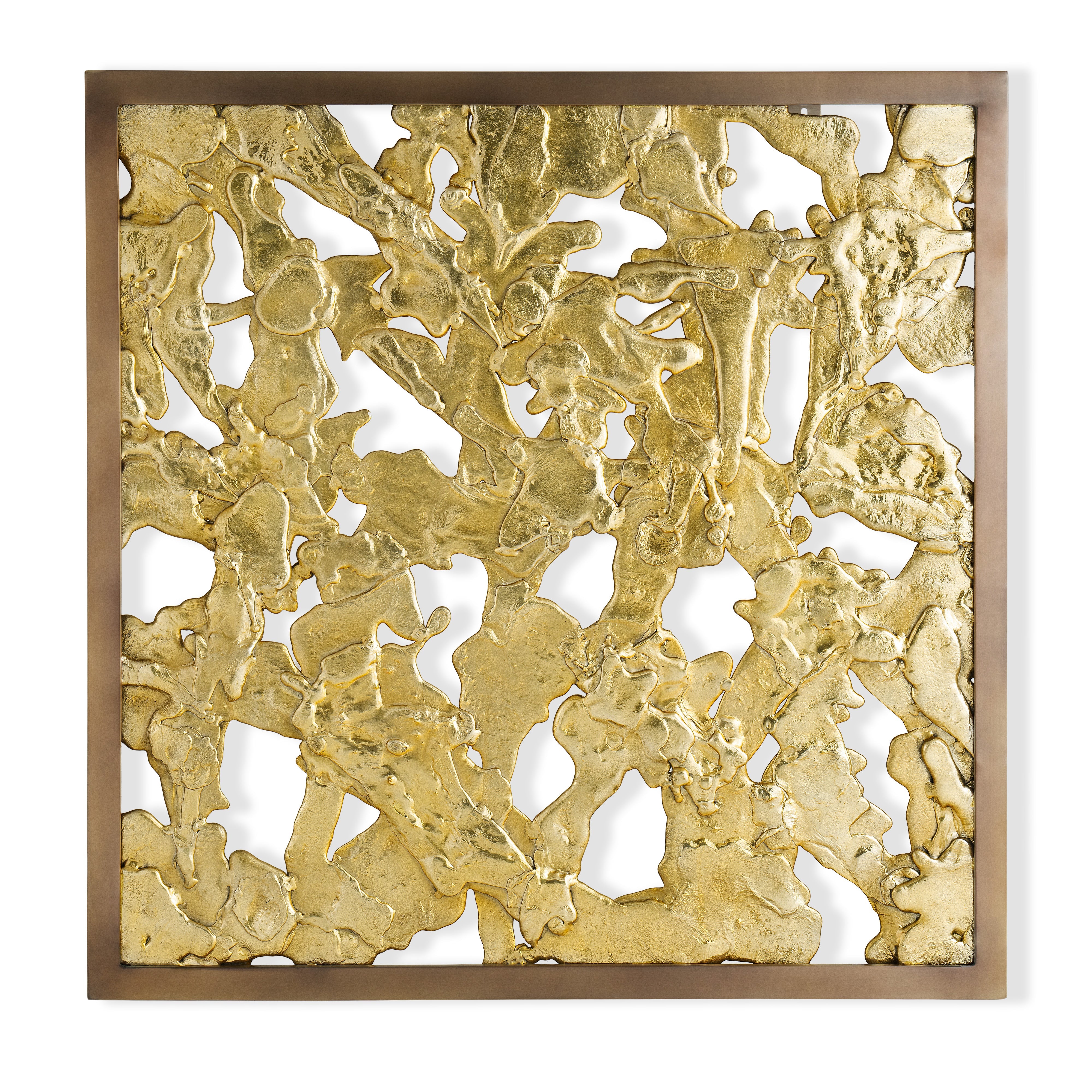 After The Storm Gold Wall Art - Elegant Home Decor for Living Room, Bedroom & Office - Perfect for Modern & Contemporary Interior Design