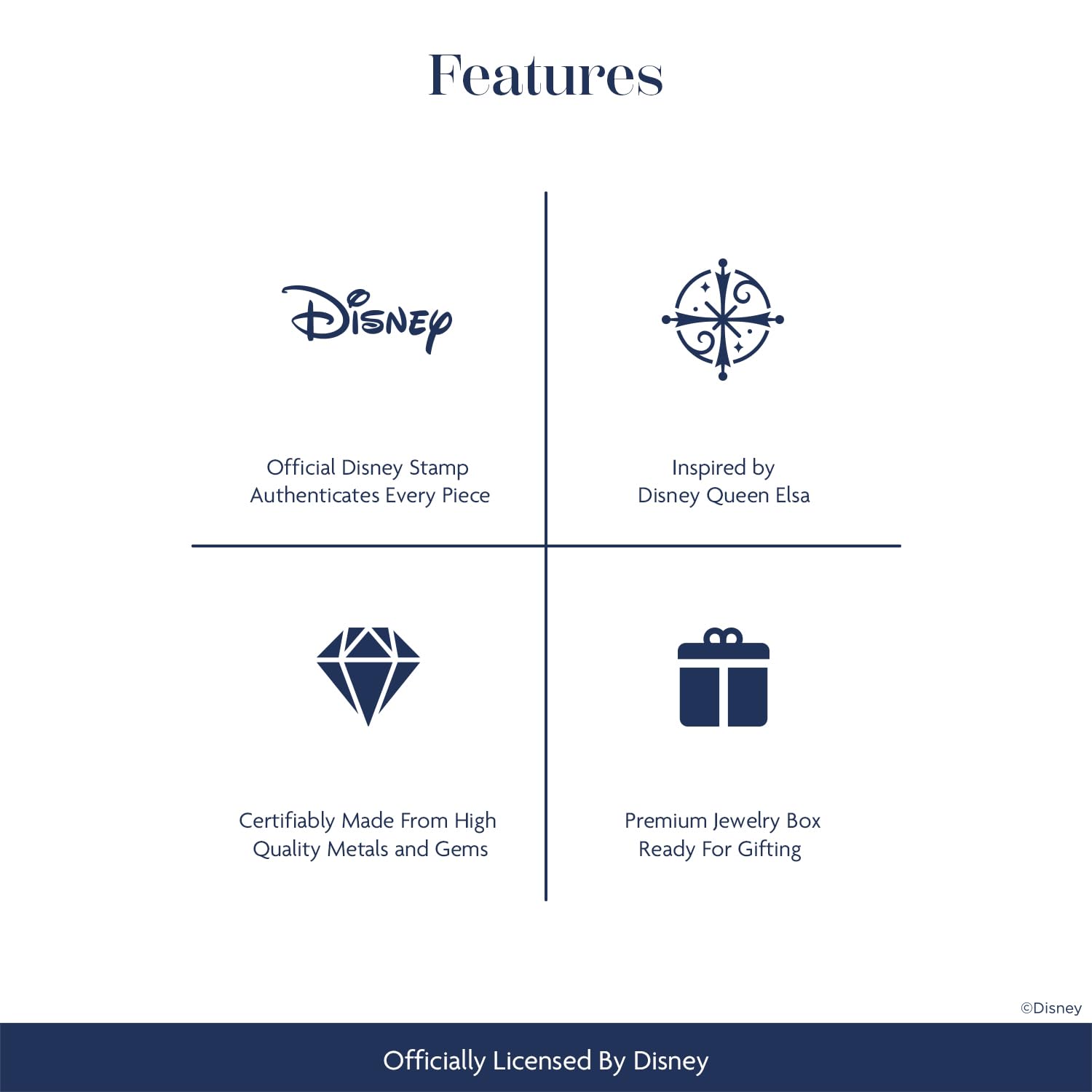 Enchanted Disney Frozen 2 Elsa Sterling Silver Ring with 1/4 Cttw Diamonds - Elegant Jewelry Gift for Women & Girls, Perfect for Birthdays, Anniversaries & Disney Fans