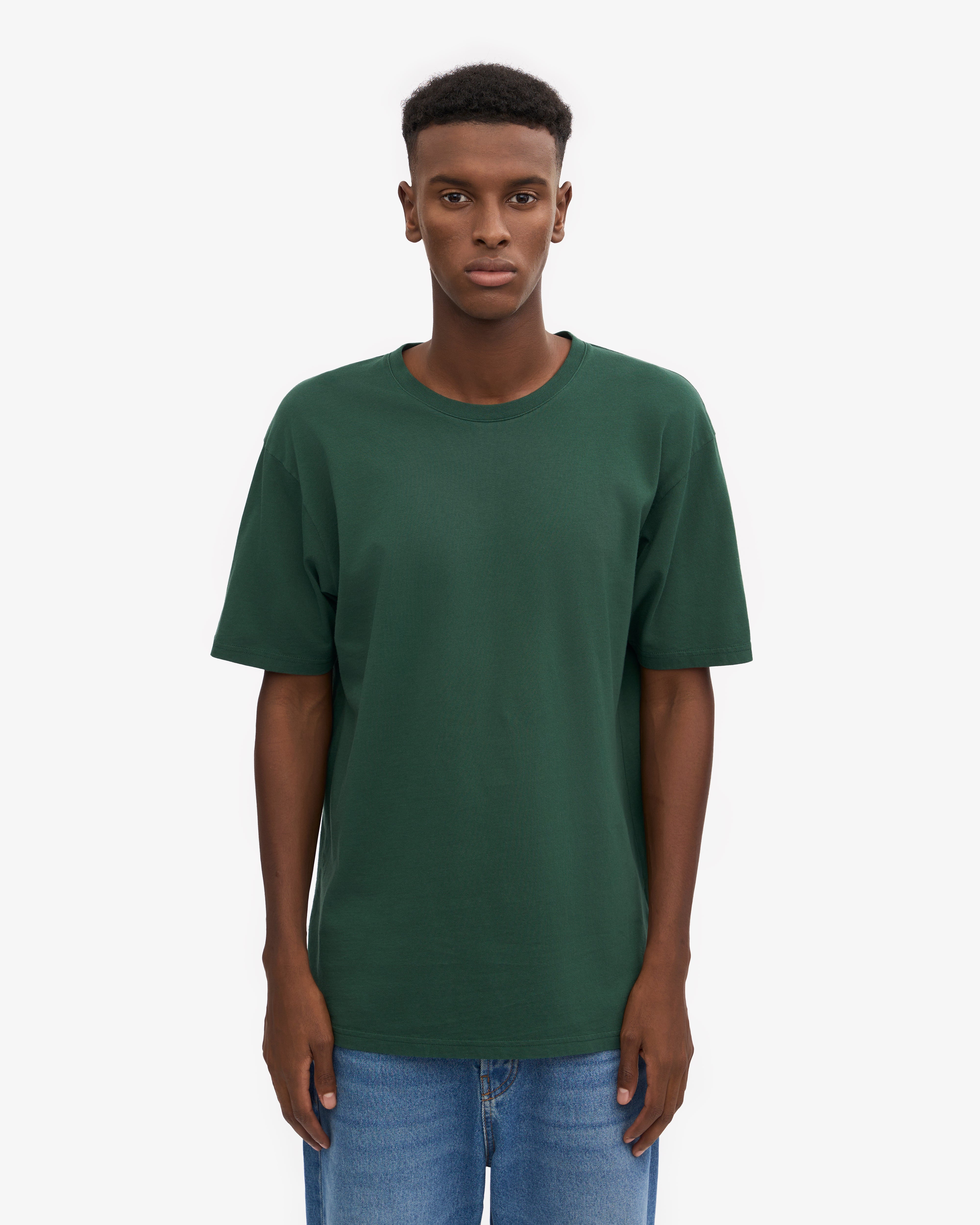 Classic Organic Cotton T-Shirt for Men & Women | Eco-Friendly Emerald Green Tee | Casual Wear, Lounge, Everyday Outfits