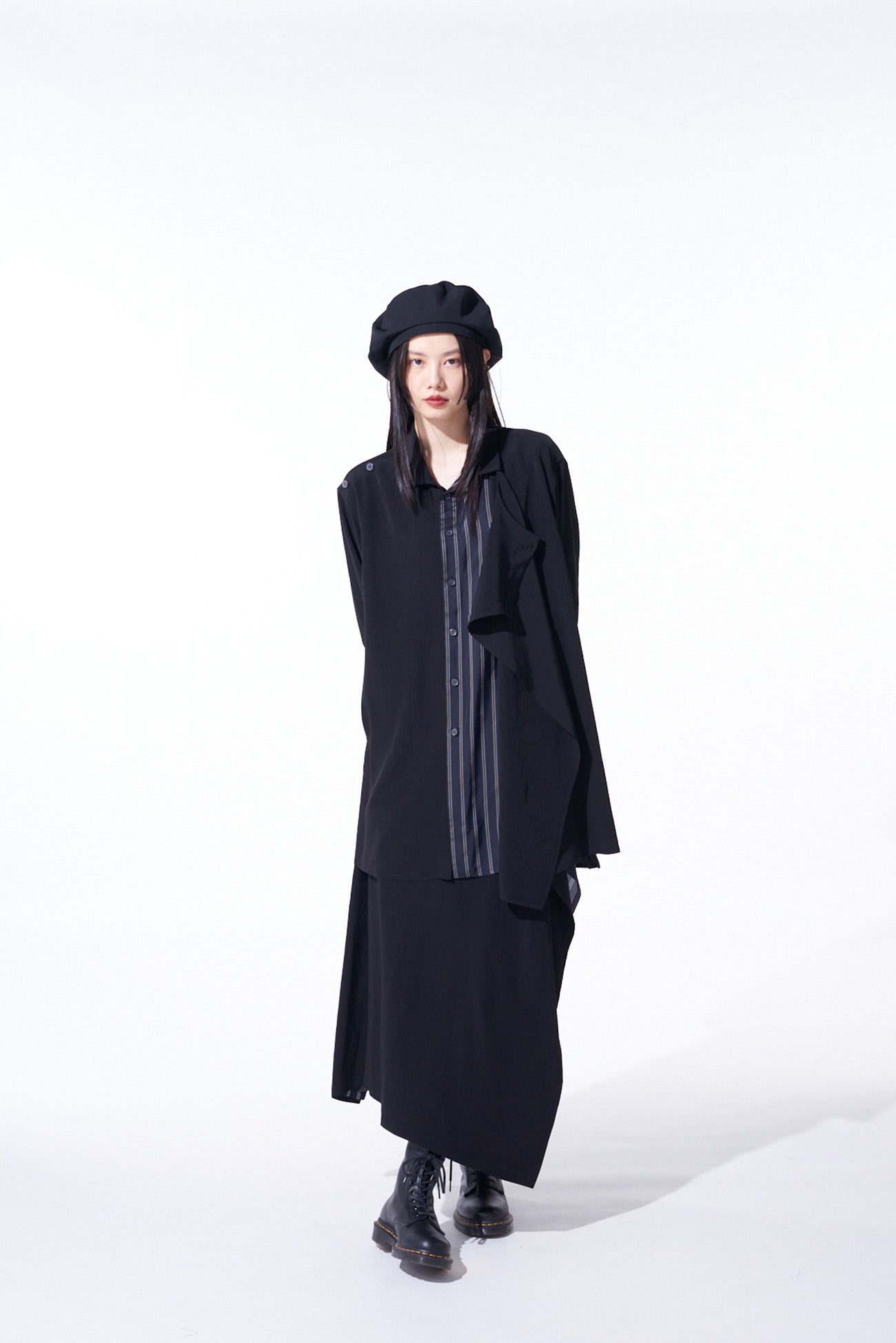 Elegant Crepe de Chine Front Layer Shirt for Women - Lightweight & Flowy Blouse for Casual Wear, Office & Special Occasions