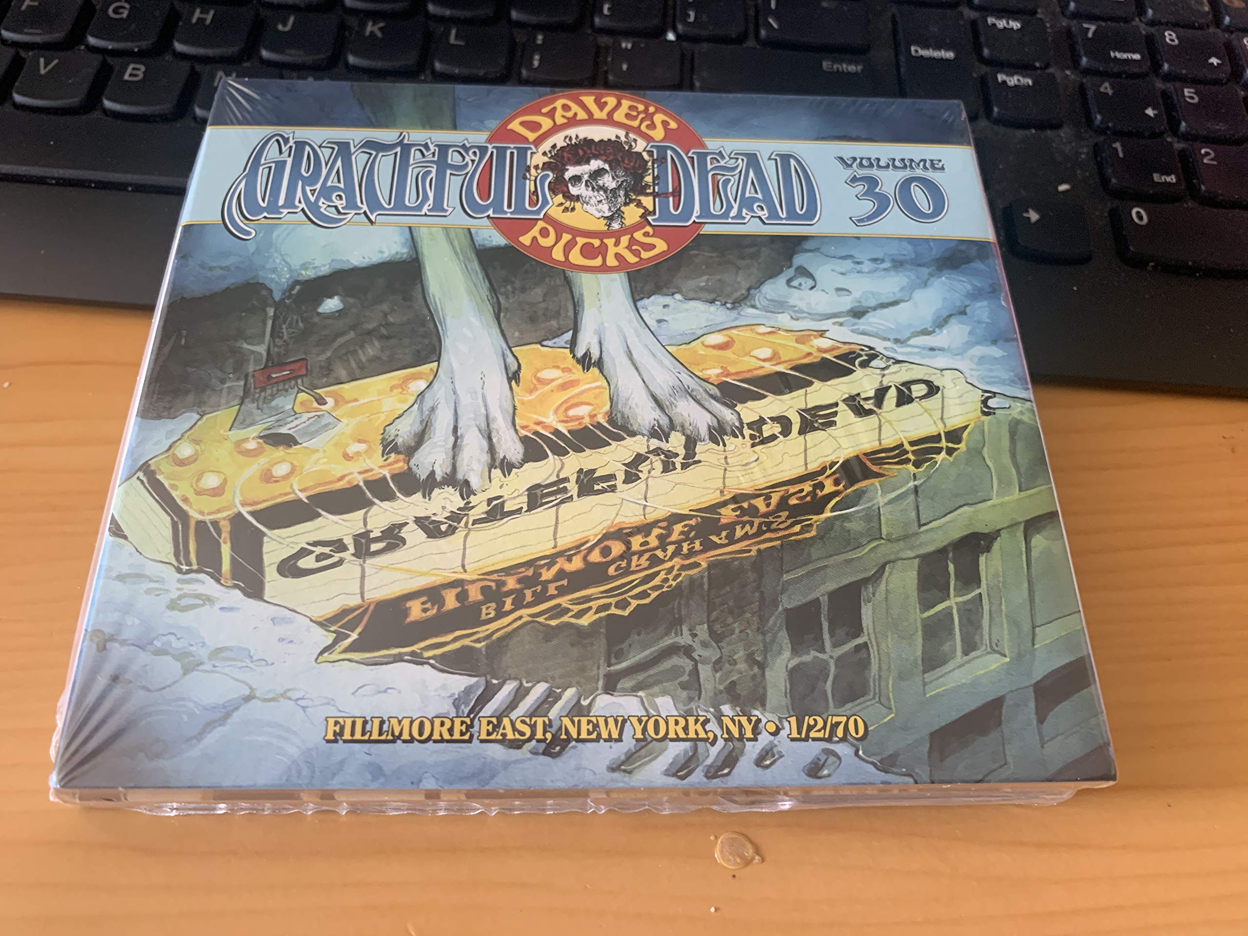 Grateful Dead Dave's Picks Vol 30: Live at Fillmore East NY - January 2, 1970 - Limited Edition Vinyl Record - Perfect for Deadheads & Music Collectors - Great for Home Listening & Gifts