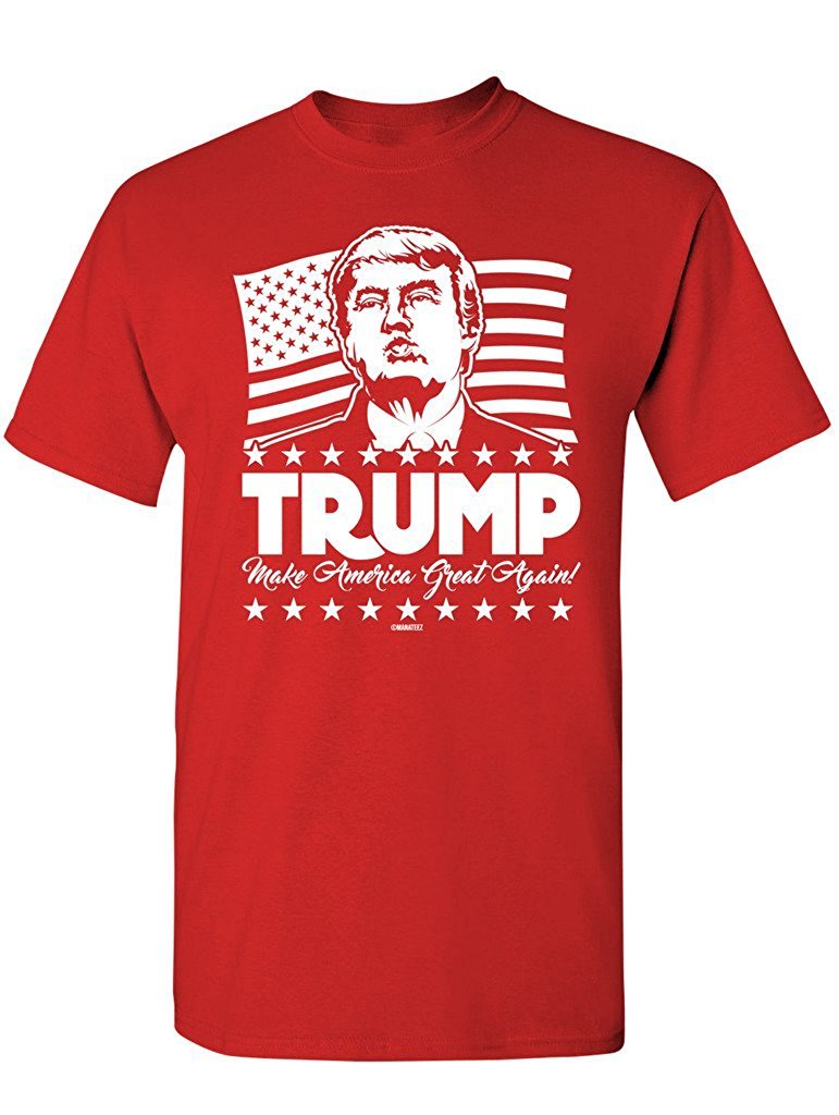Make America Great Again Trump T-Shirt - Medium, Red | Patriotic Political Tee for Campaign Rallies & Conservative Events