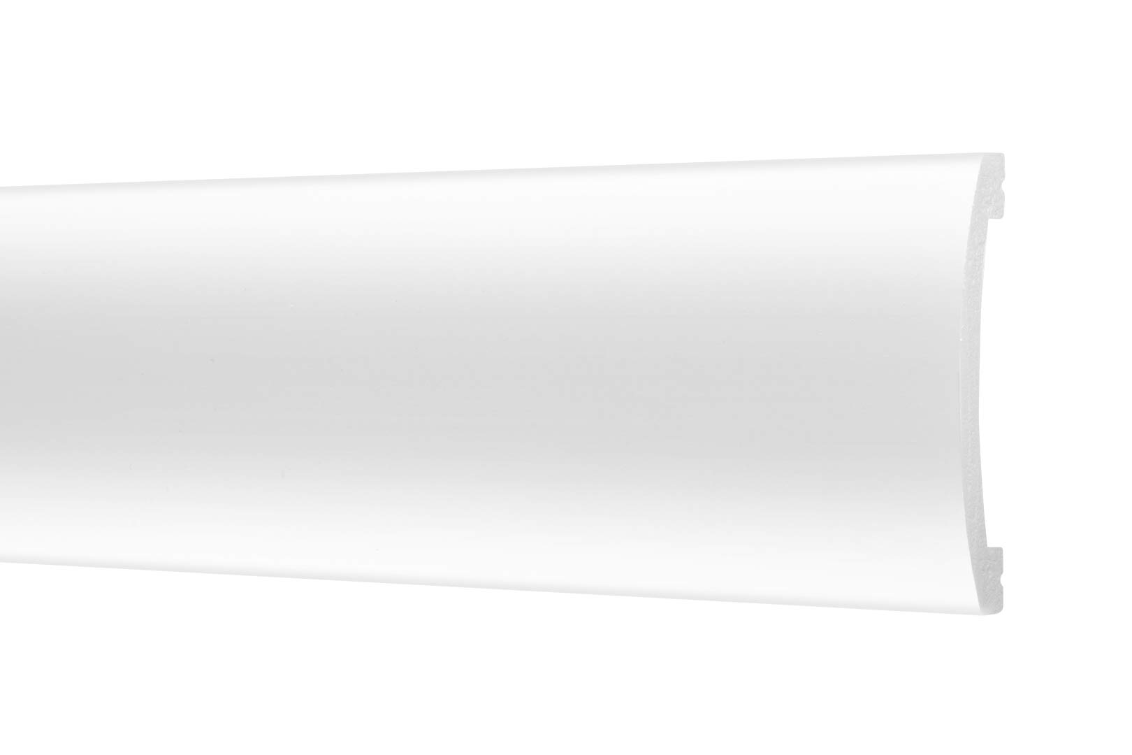 COSCA High-Density Polystyrene Wall Molding - Ultra Durable Eco-Polymer Foam Crown Molding (5-20 Meters) - White Hard Foam Wall Trim for Living Room, Bedroom & Home Decor