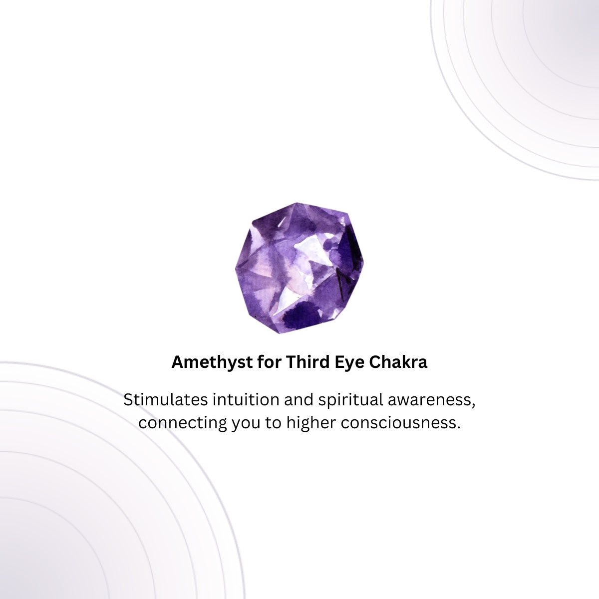 Natural Amethyst Healing Bracelet for Stress Relief & Positive Energy – Perfect for Meditation, Yoga & Spiritual Wellness