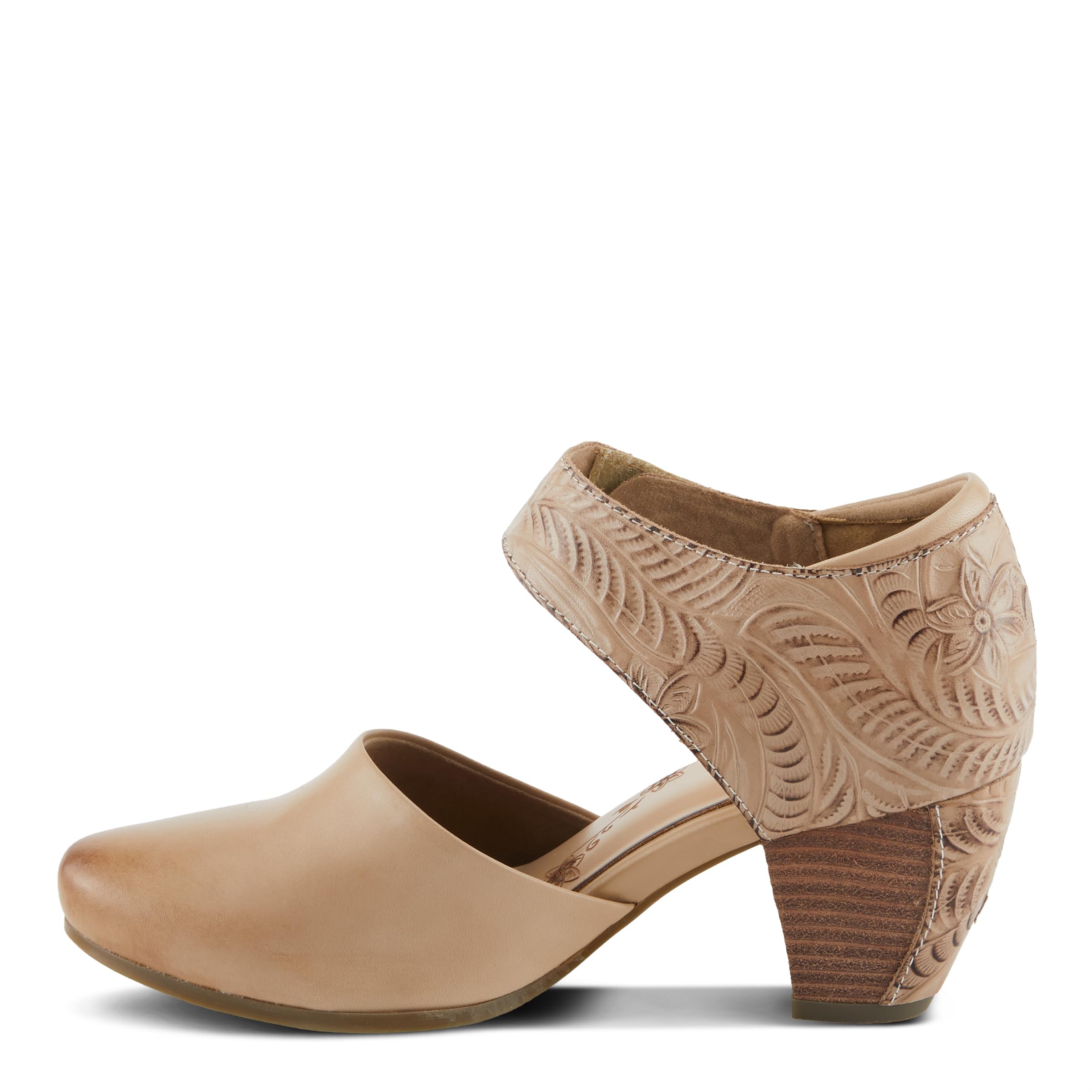 Spring Step L'Artiste Women's Comfortable Toolie Pump Shoes - Stylish Low Heel Pumps for Work, Office & Special Occasions