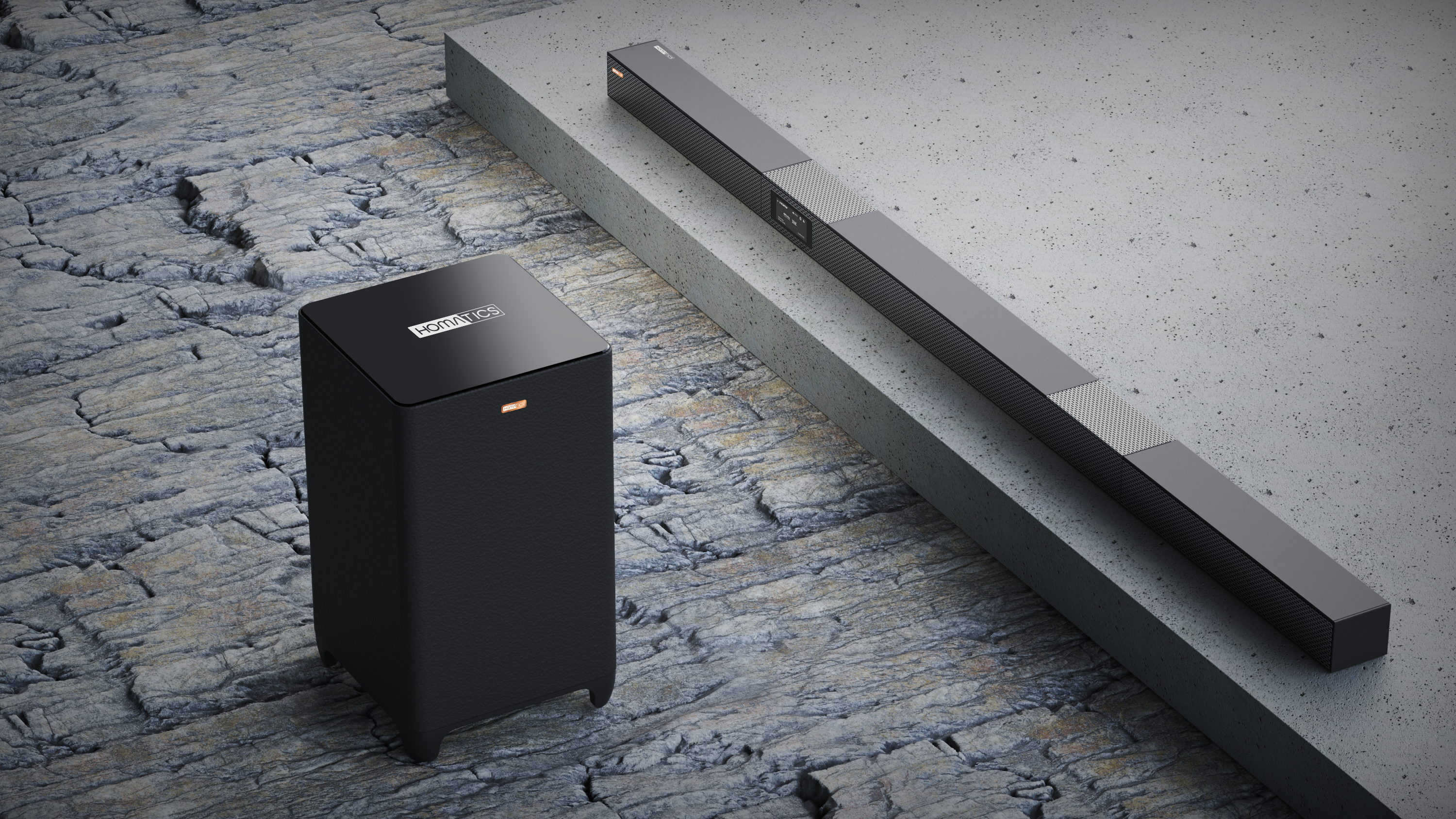 Ultra Thin Soundbar with Dolby Atmos & Built-in Google TV Stick - Premium Home Theater Audio for Movies, Music & Gaming