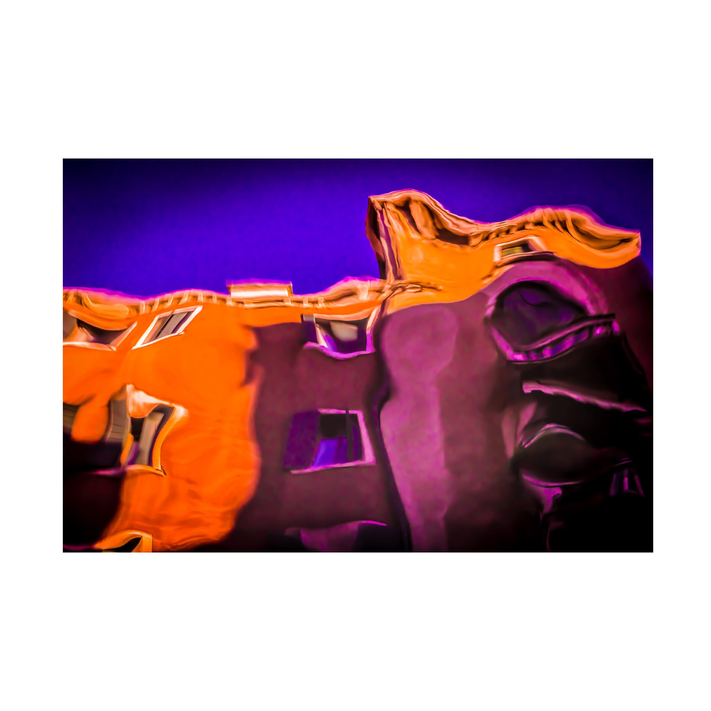 Trademark Fine Art 'Reflection 02' Canvas Wall Art by Anita Vincze - Modern Abstract Painting for Living Room, Bedroom & Office Decor