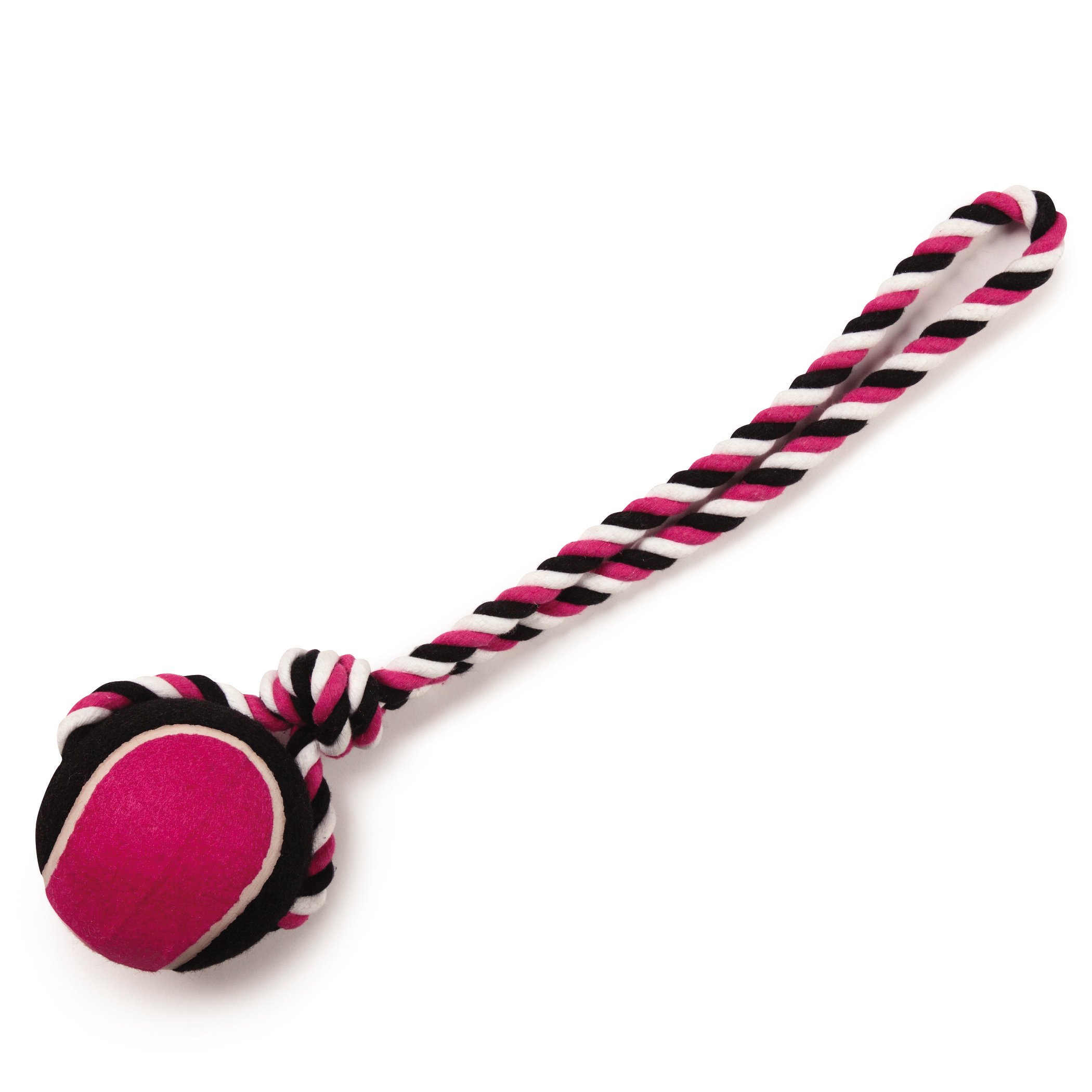 10-Piece Rope Dog Toy Pack - Durable Chew Toys for Small & Large Dogs - Pink Pet Rope Toys for Indoor & Outdoor Play, Training, and Teeth Cleaning