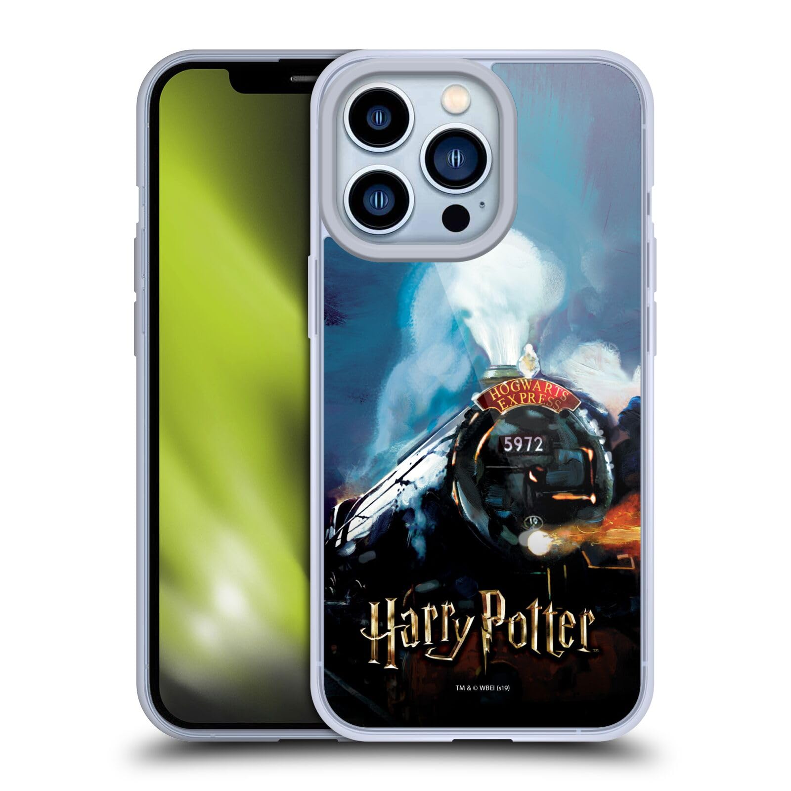 Harry Potter Hogwarts Express Prisoner of Azkaban II iPhone 13 Pro Case - Officially Licensed Soft Gel Cover by Head Case Designs, Perfect for Fans and Daily Protection