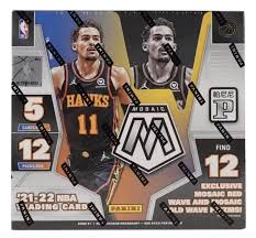 2021-22 Panini Mosaic Basketball Trading Cards Asia Tmall Exclusive Box - Perfect for Collectors, Investors & NBA Fans (Ideal for Gifts, Display & Card Trading)