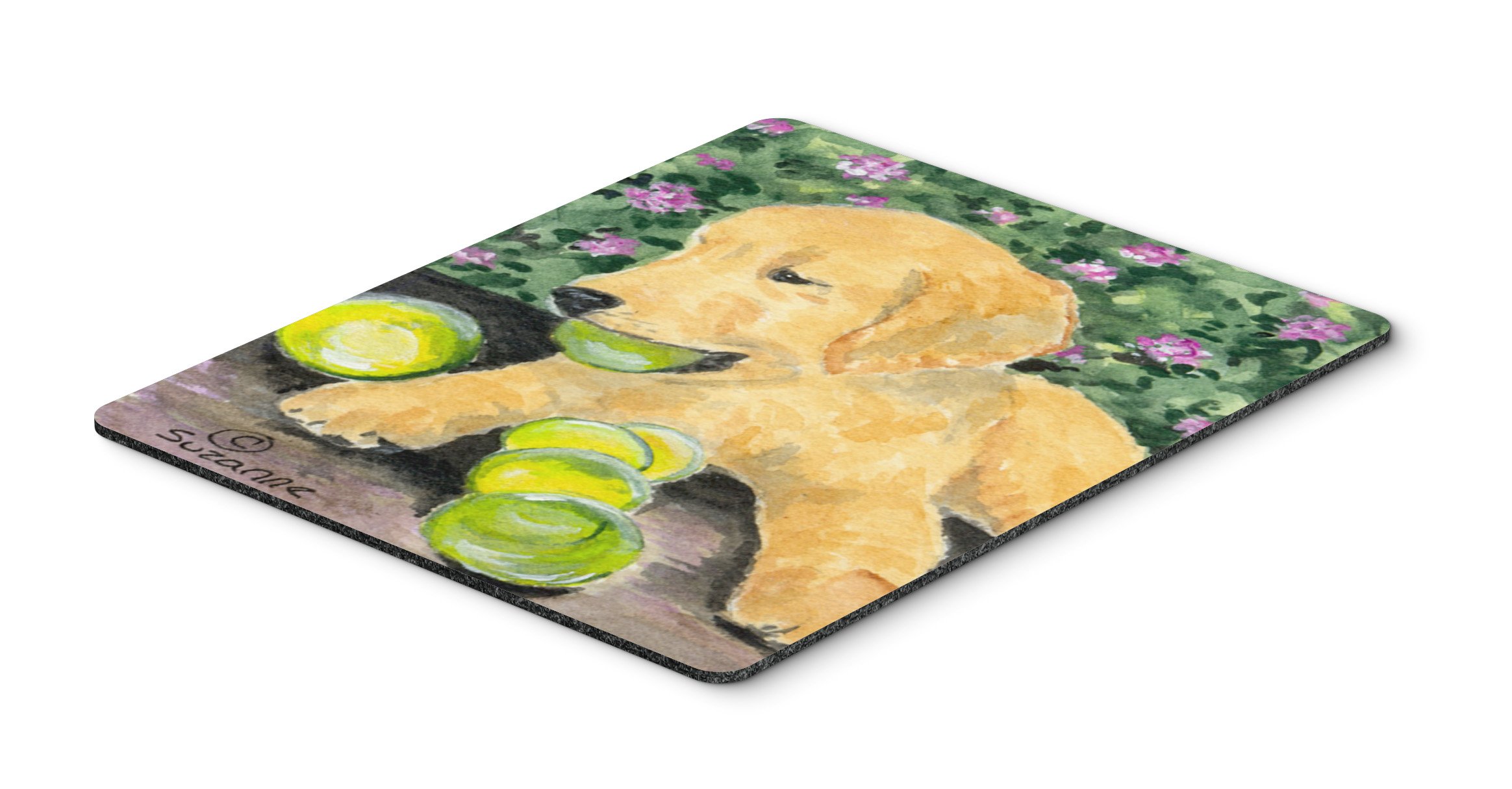 Golden Retriever Mouse Pad - Large Washable Non-Slip Desk Mat for Computer, Laptop & Gaming | Heat-Resistant Hot Pad & Trivet for Kitchen | Home Office & Workstation Accessories