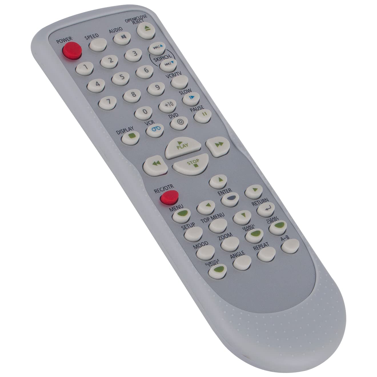 Emerson Sylvania GFM DVD VCR Remote Control Replacement for EDVC860F DVC840F DVC840G DVC841G DVC860F DVC865F DVC865G SRDD495 MJ840G - Compatible with CD Players & Video Cassette Recorders - Perfect for Home Entertainment Systems