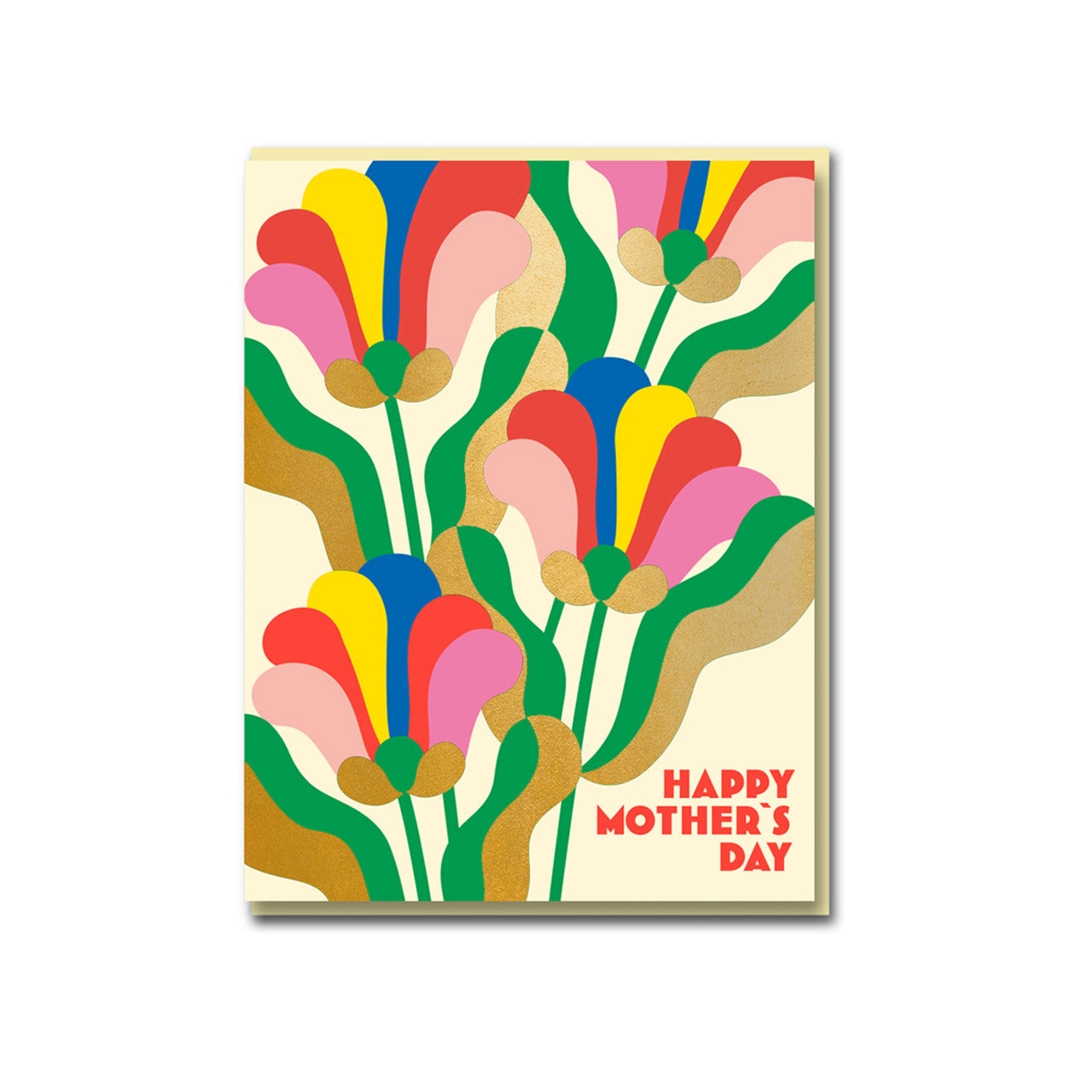 Beautiful Mother's Day Flowers Greeting Card - Perfect Floral Design for Mom's Birthday, Anniversary & Special Occasions