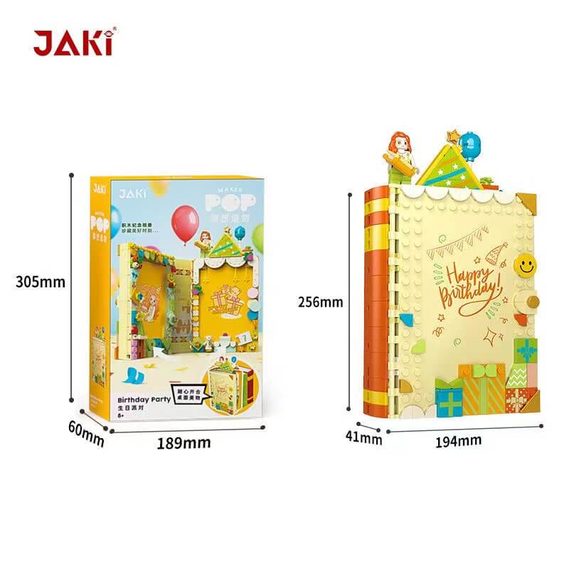 JAKI Brick Photo Frame - Vintage Style Picture Display for Home & Office Decor | Perfect for Family Photos, Wedding Memories & Wall Art