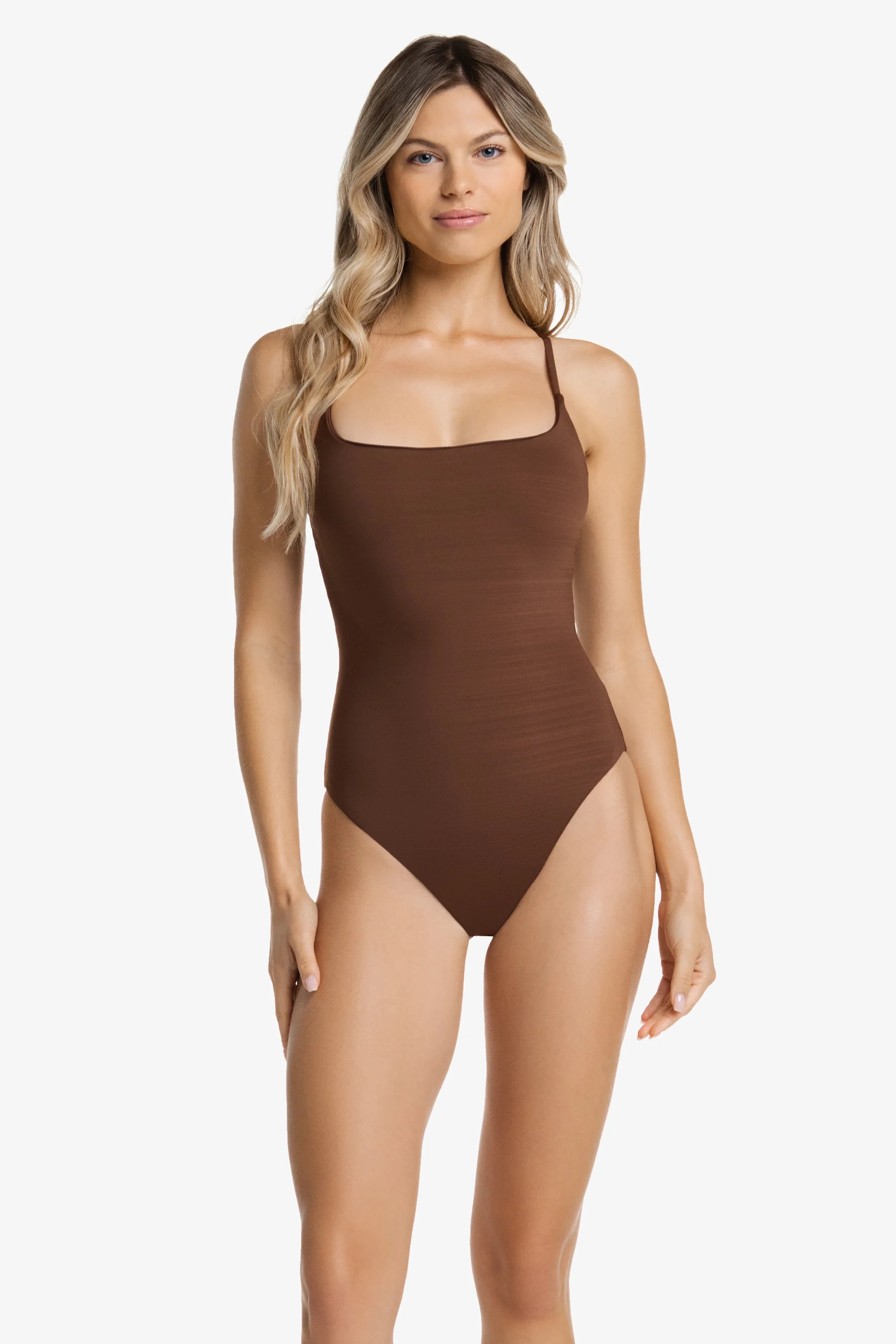 Elegant Chocolate Brown Ballet One Piece Leotard - Perfect for Dance Classes, Performances & Practice