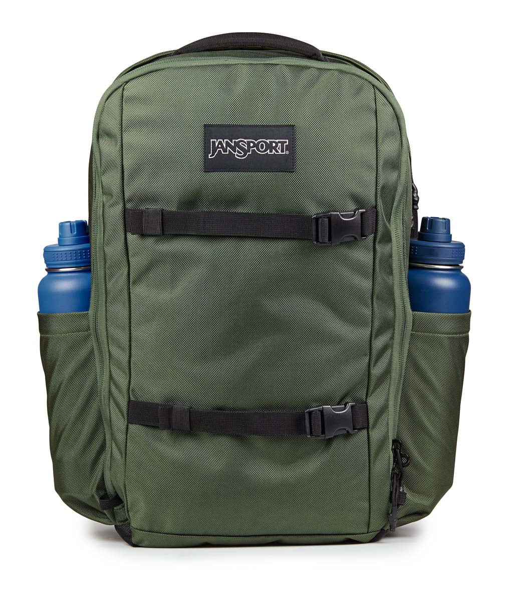 JanSport Venture Pack Backpack - Durable Cargo Green Daypack for School, Travel & Outdoor Adventures | Water-Resistant & Spacious Design