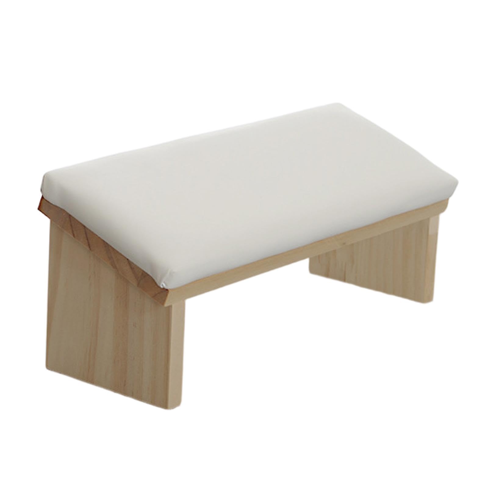 AWHAO Nail Hand Rest Cushion - Non-Slip Table Mat for Manicure & Spa, Ergonomic Wrist Support Pad for Nail Salon, Home & Professional Use (White) - Perfect for Gel Polish, Acrylic Nails & Pedicure Sessions