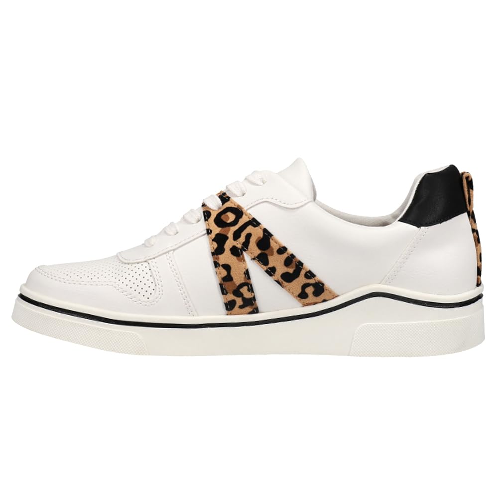 **MIA Alta Women's Vegan Leather Lace-Up Sneakers – Stylish Casual & Athletic Shoes for Walking, Running & Everyday Wear**