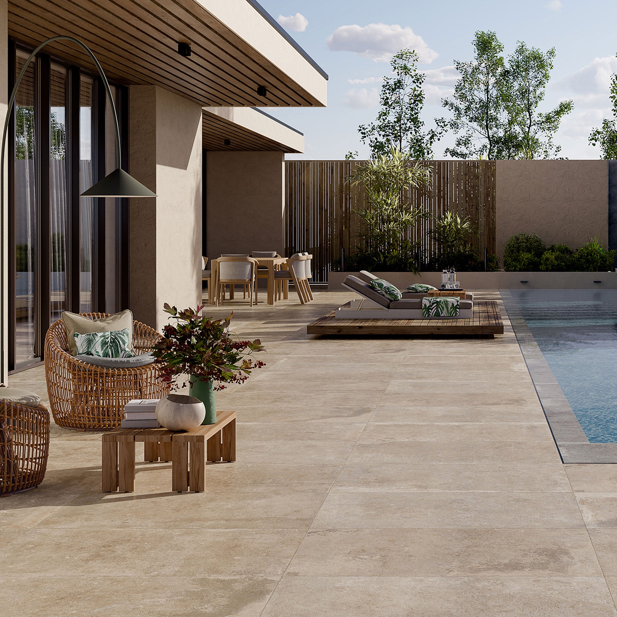 Premium Windsor Travertine Versailles Pattern French Orange County Tile – Perfect for Kitchen Backsplash, Bathroom Flooring & Outdoor Patio Design