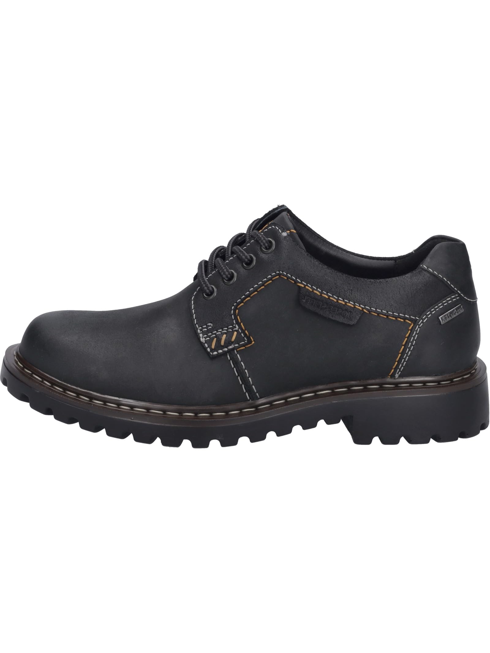 Josef Seibel Men's Combat Boots - Durable Leather Military Boots for Men | Waterproof & Comfortable Work Boots for Outdoor, Hiking & Casual Wear