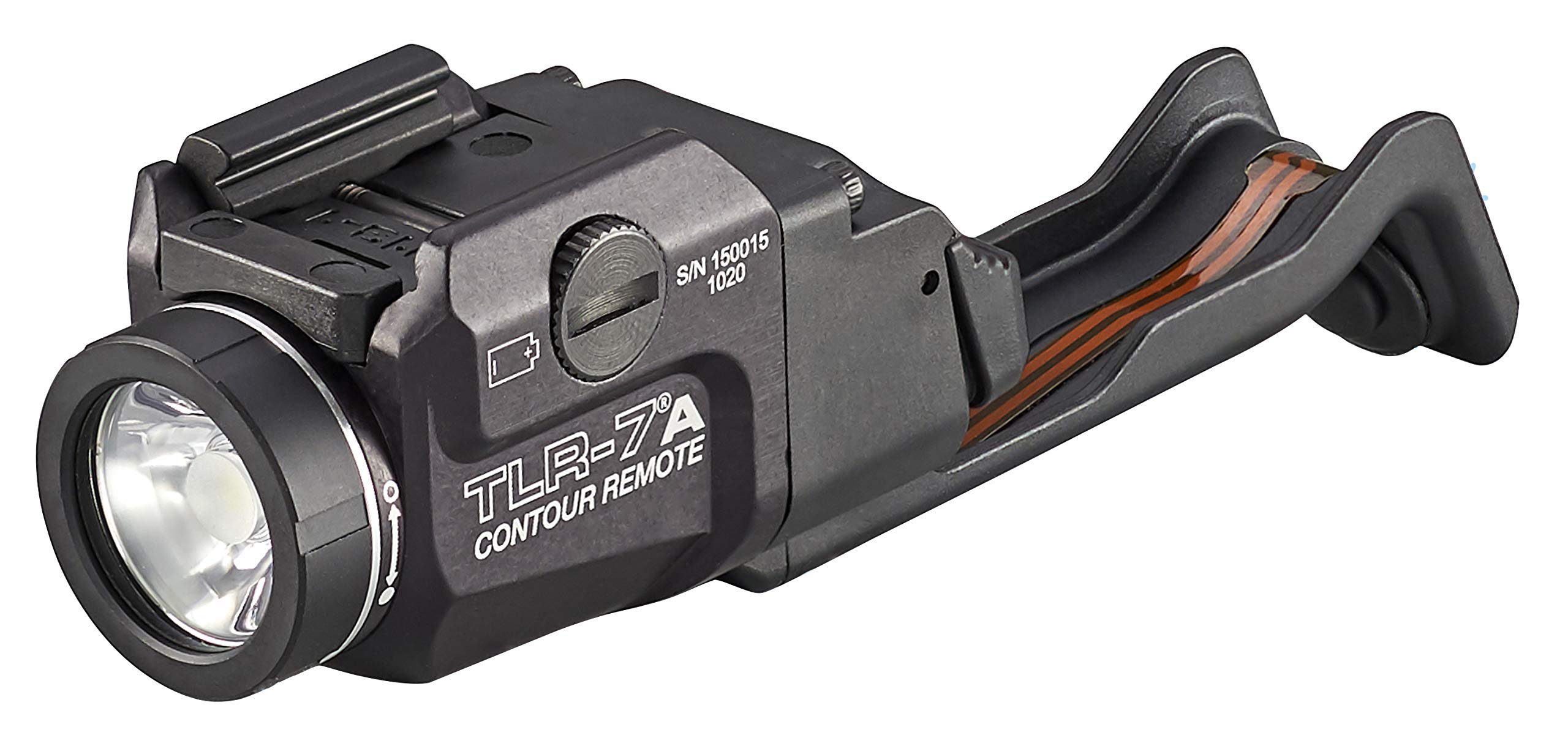 Streamlight 69428 TLR-7 X 500-Lumen Tactical Flashlight for Glock Gen 4/Gen 5 - Rail Mounted Weapon Light with Remote Switch, CR123A Battery & Mounting Key - Perfect for Home Defense, Law Enforcement & Tactical Shooting