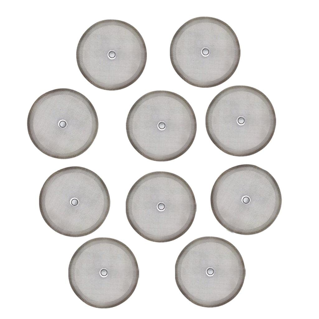 Fenteer 10-Pack Coffee Maker Filter Screens - 8.9cm Inner Diameter Replacement Parts for Drip Coffee Machines - Perfect for Home, Office & Restaurant Use