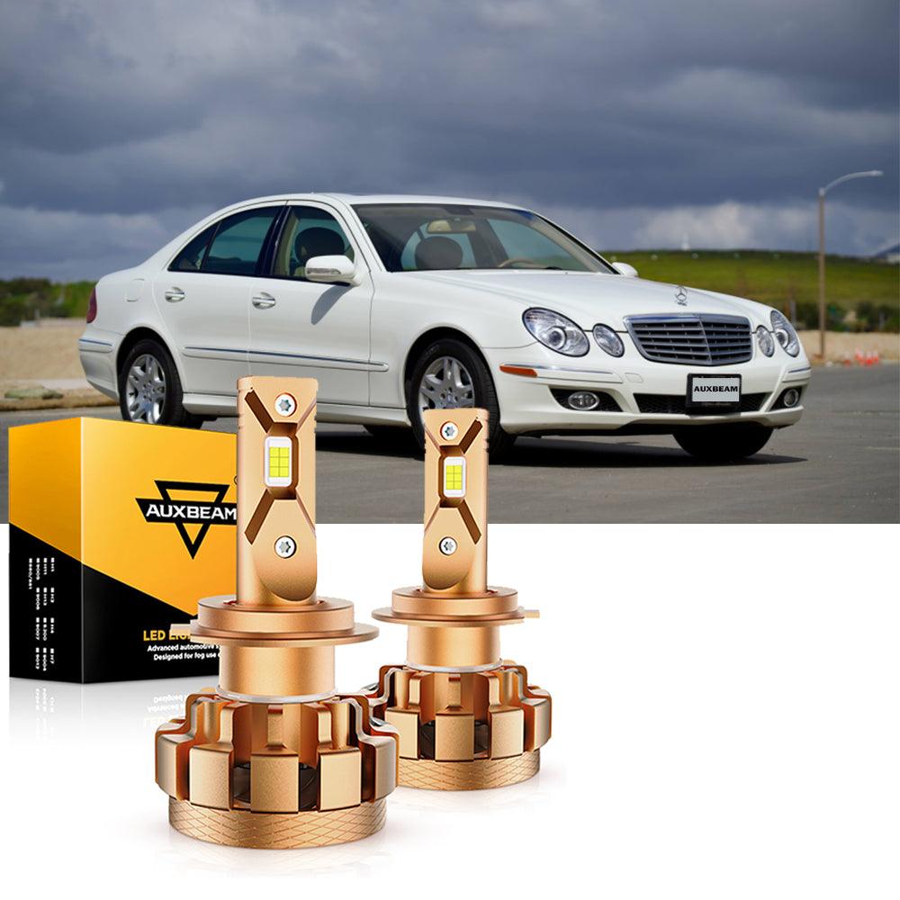 2000-2007 Mercedes Benz E320 HID LED Headlight Bulbs - High & Low Beam Conversion Kit for Improved Night Visibility | Perfect for City Driving & Highway Commutes