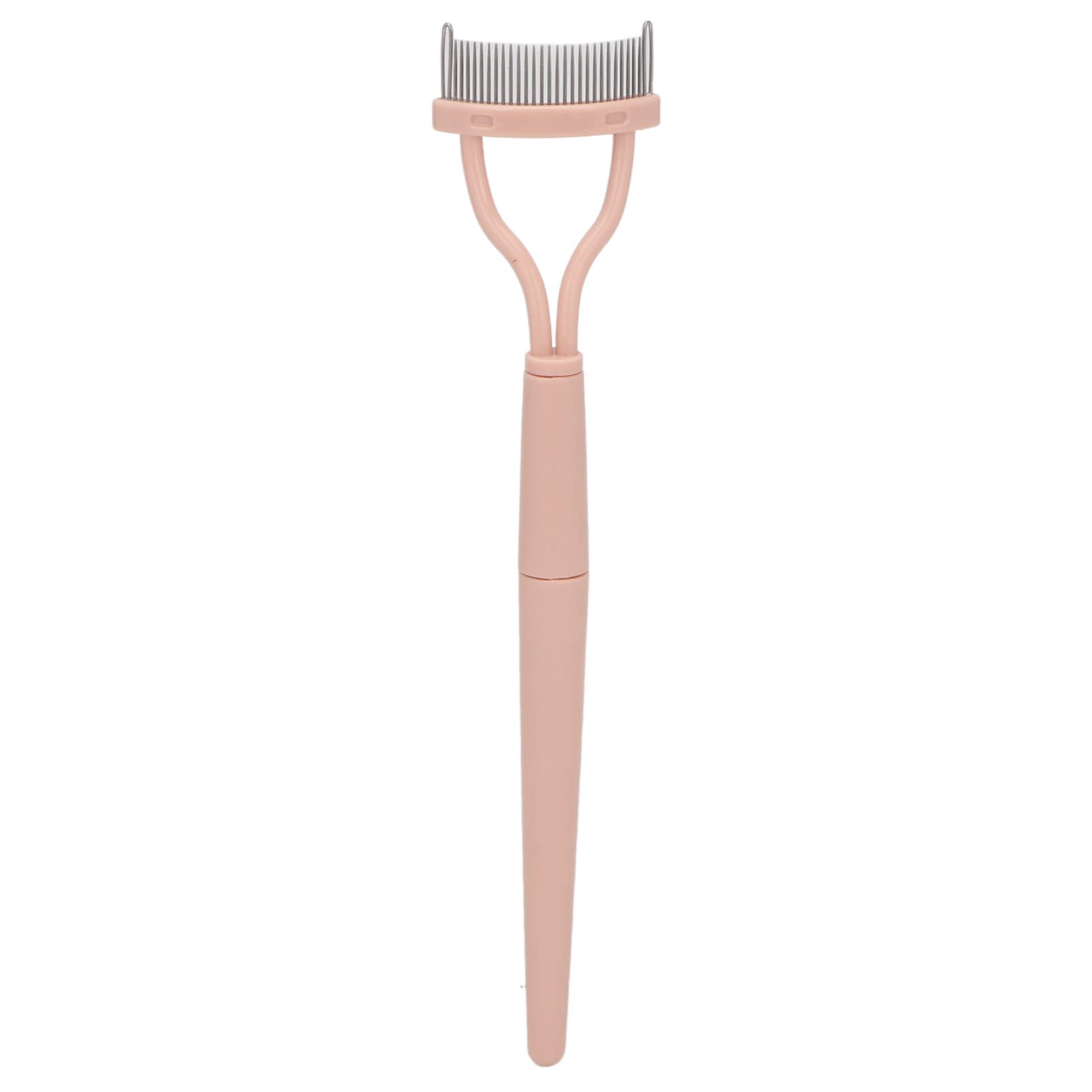 Foldable Mini Eyelash Comb & Lash Separator Tool - Portable Travel Makeup Accessory for Perfect Lashes at Home or On The Go