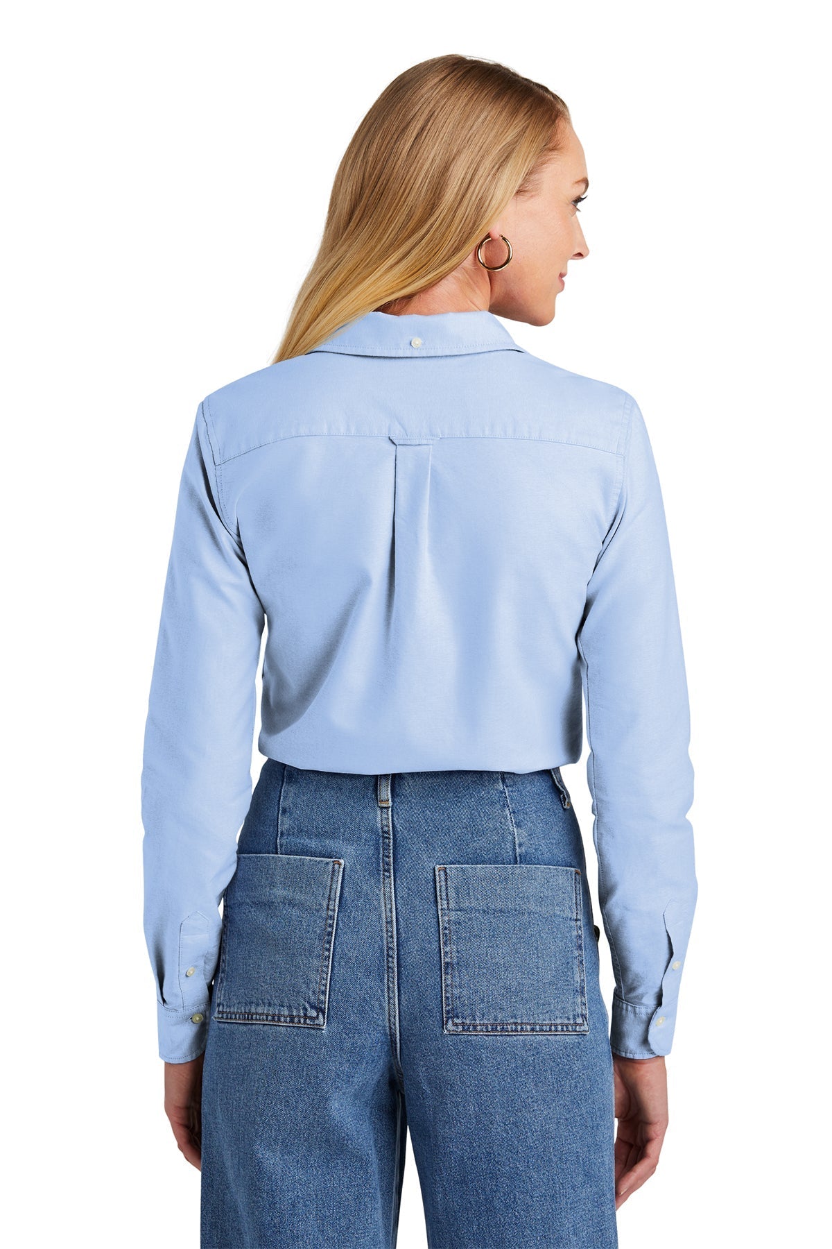 Brooks Brothers Women's Oxford Cloth Button-Down Shirt - Classic Newport Blue | Business Casual & Office Wear | Perfect for Work, Meetings & Professional Outfits