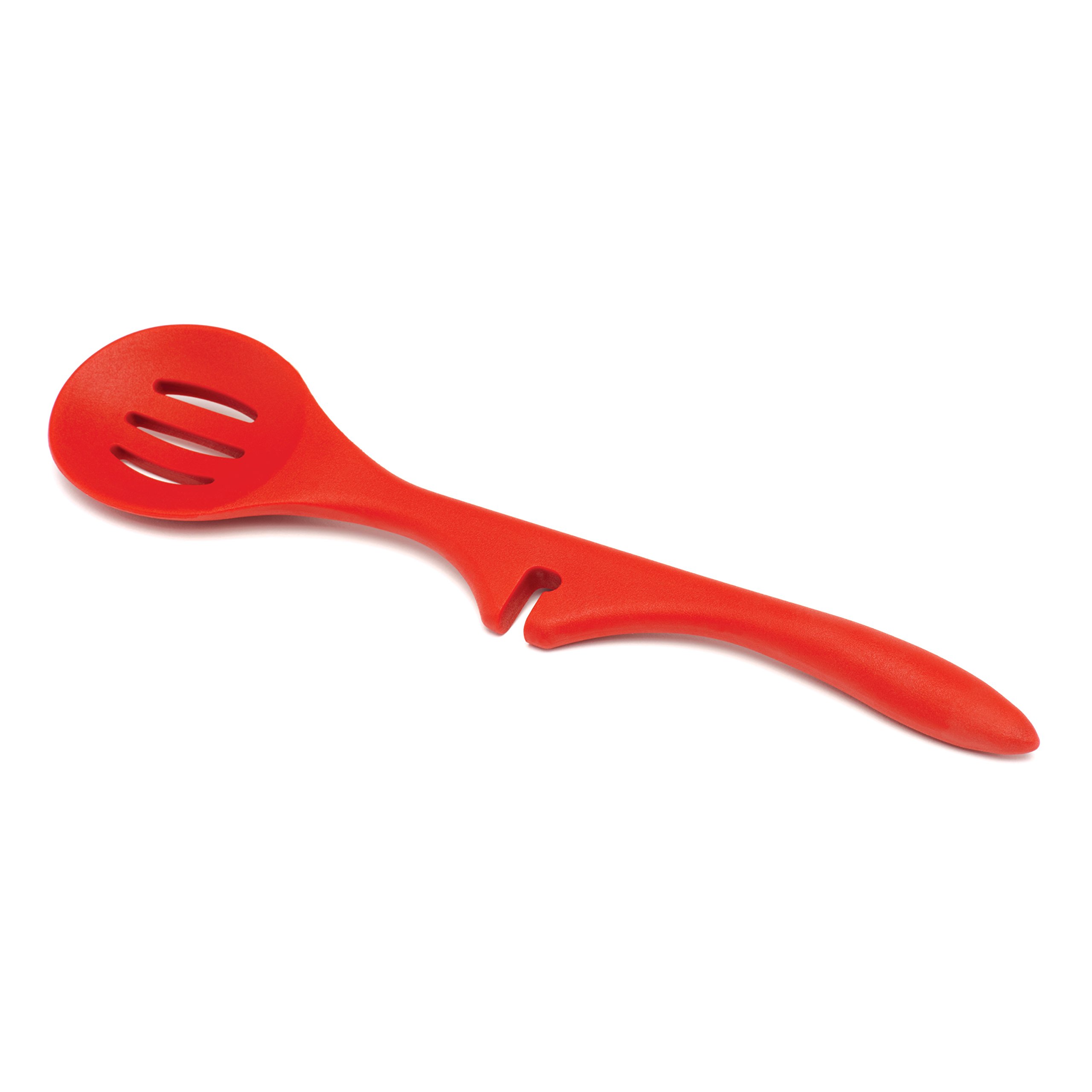 Rachael Ray 13-Inch Slotted Spoon - Red Kitchen Utensil for Cooking, Stirring & Serving - Perfect for Pasta, Soup & Salad