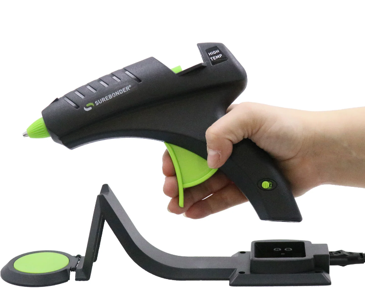 High-Temperature 60W Cordless & Corded Full-Size Glue Gun (CL 800F Specialty Series) - Perfect for DIY Crafts, Home Repairs, and Woodworking Projects