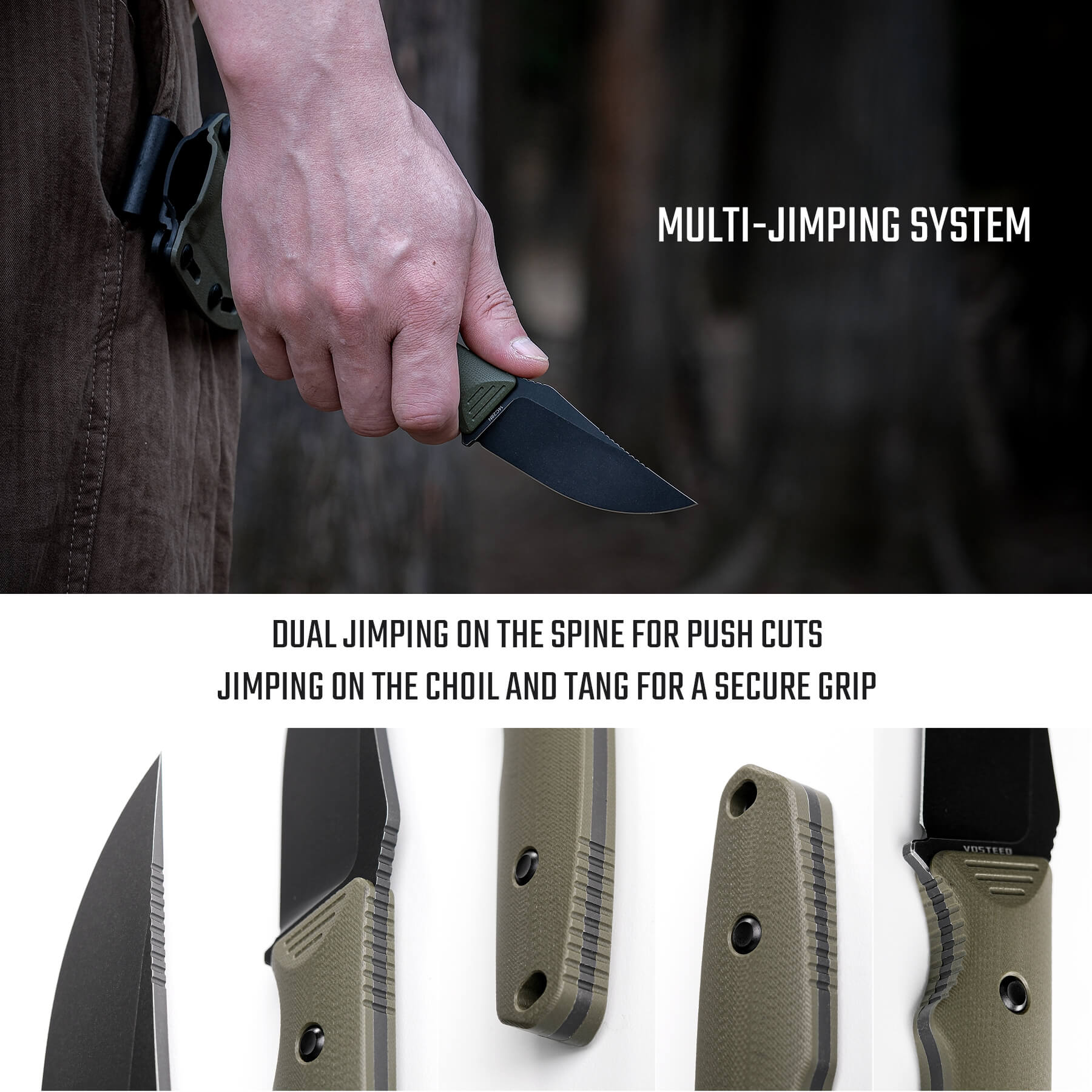 Fixed Blade Knife with 2.92