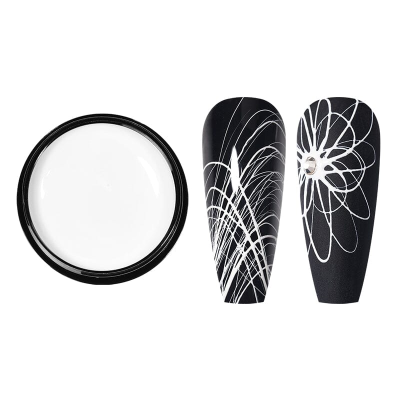 White Spider Nail Gel SG01 - 5ml Professional UV LED Soak Off Gel Polish for Long Lasting Manicures - Perfect for Nail Salons, Home Use & Special Occasions